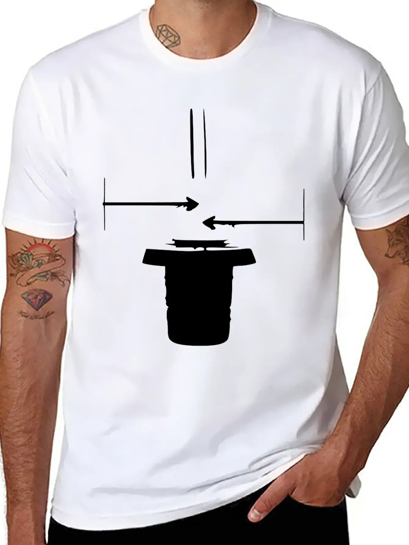 Air Intake Holes Unisex Casual T-Shirt ¨C Clean Design For Daily Comfort