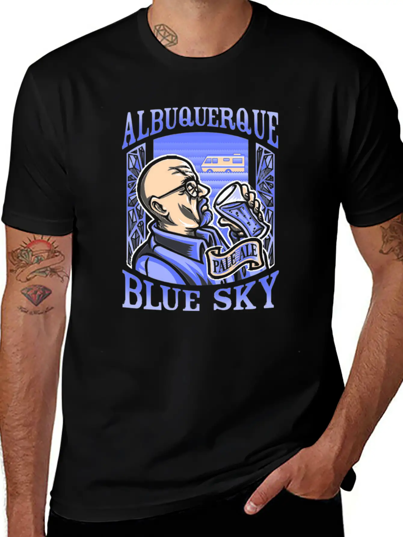 Albuquerque Blue Sky Essential Cotton Tee For Daily Outfits ¨C Unisex Style