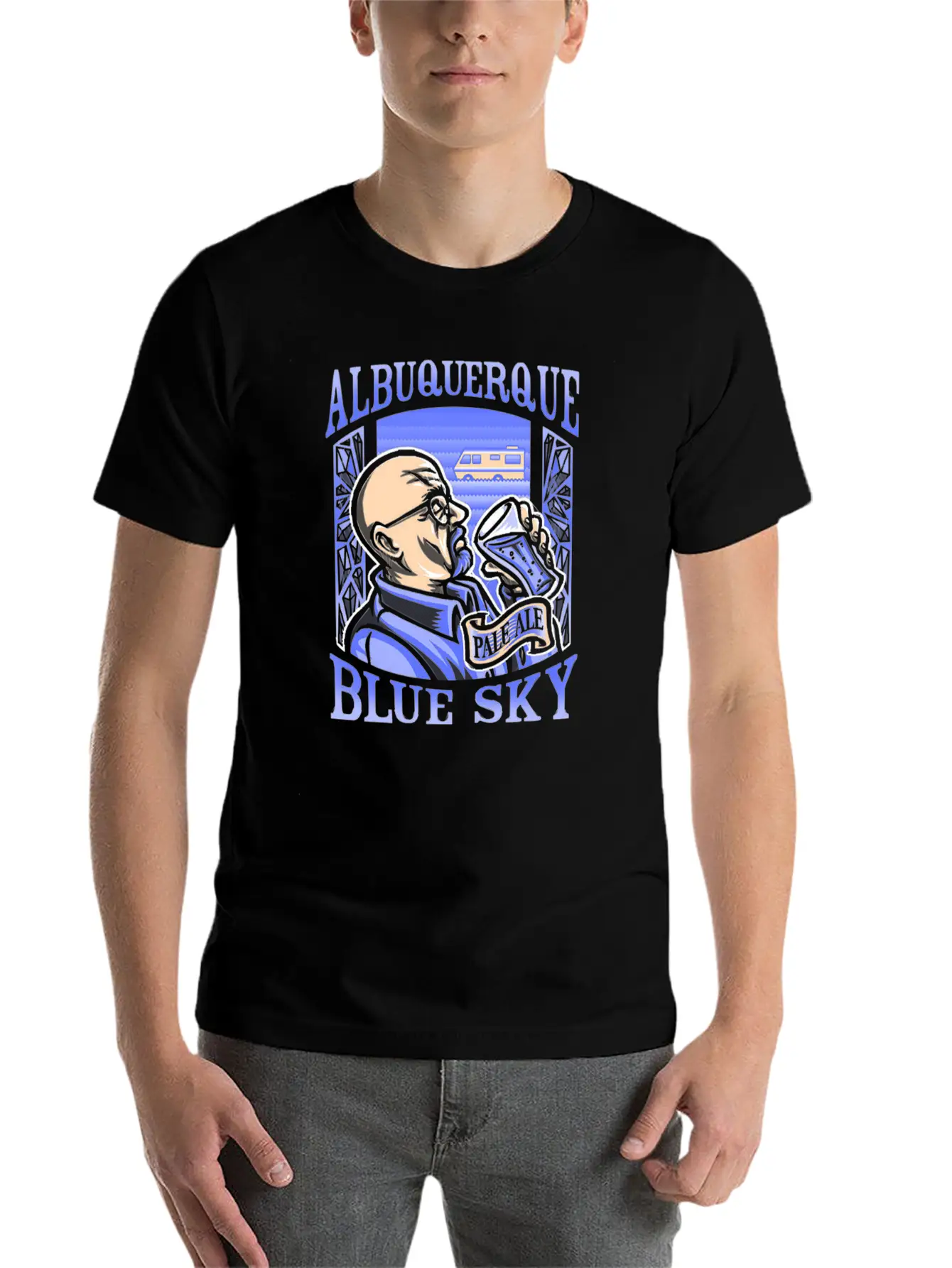 Albuquerque Blue Sky Essential Cotton Tee For Daily Outfits ¨C Unisex Style