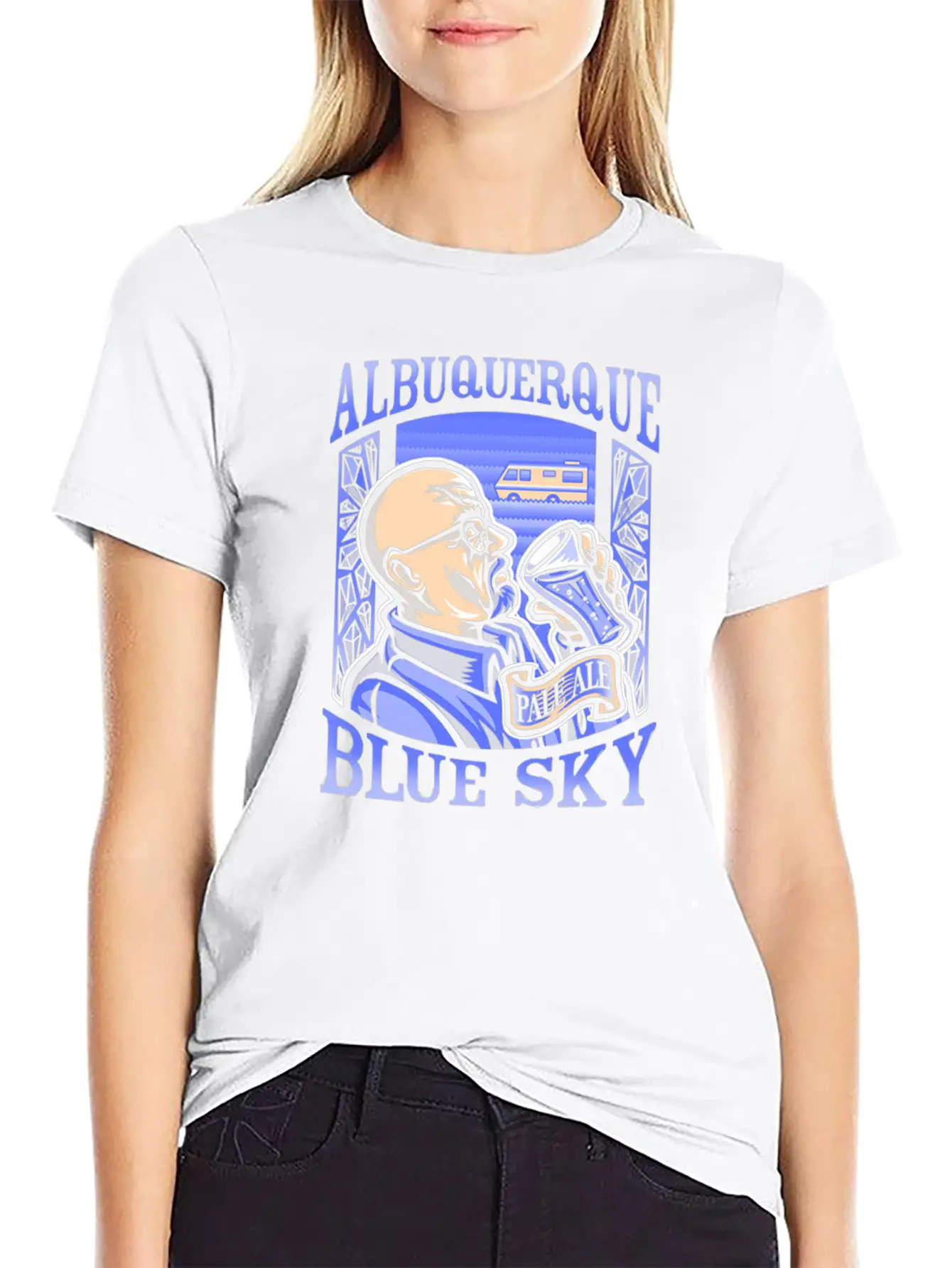 Albuquerque Blue Sky Essential Cotton Tee For Daily Outfits ¨C Unisex Style