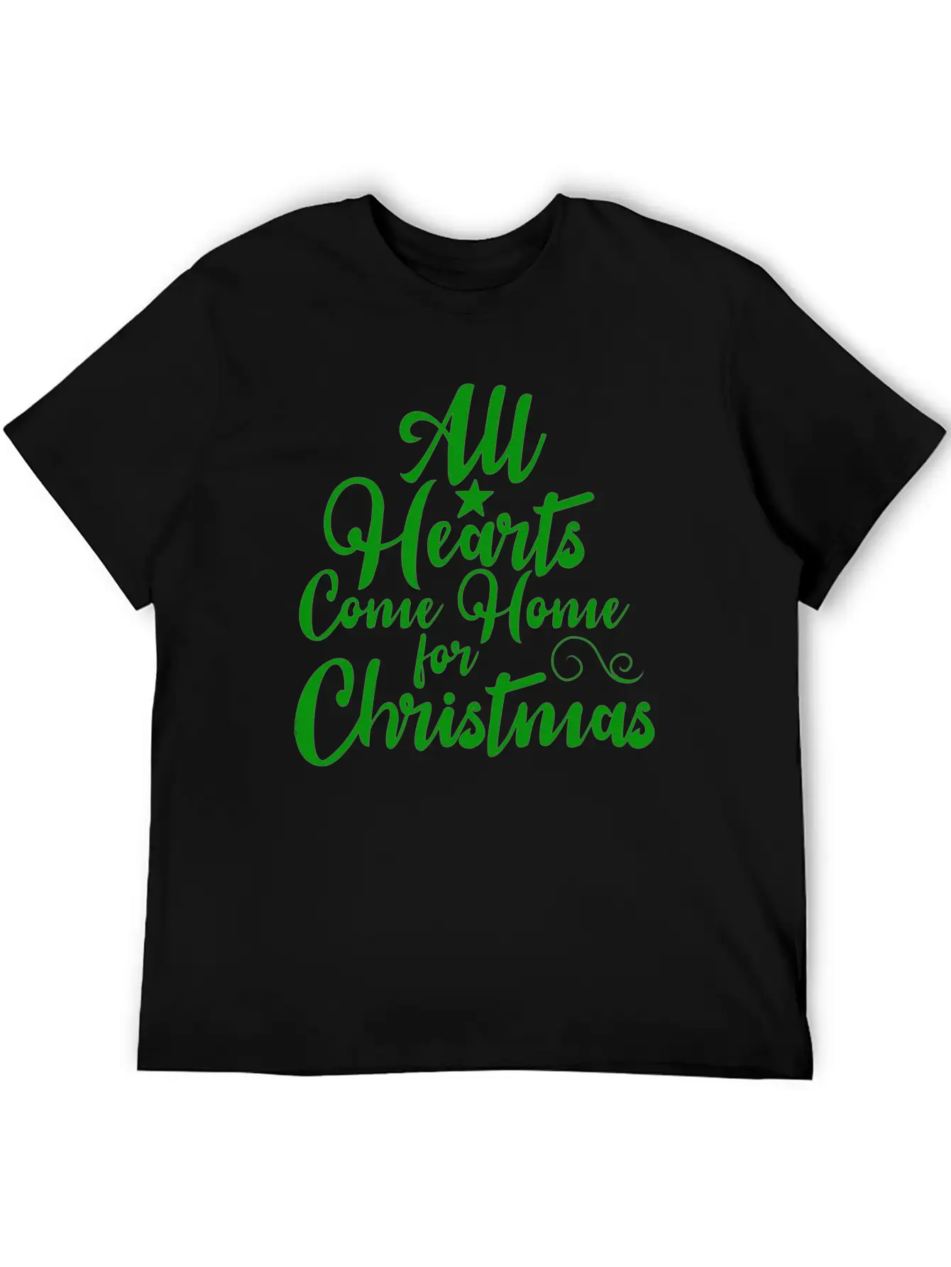 All Hearts Come Home For Christmas Funny Design Soft Cotton Short Sleeve Tee ¨C Unisex Wardrobe Staple
