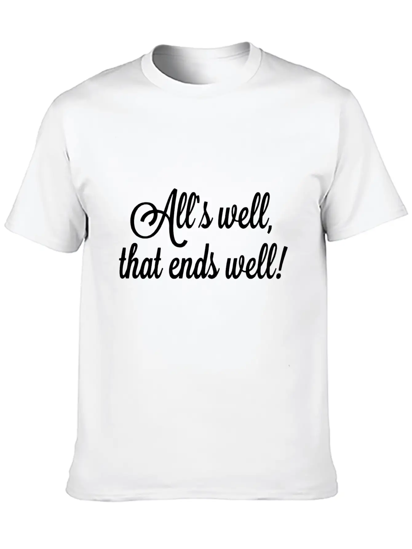 All S Well That Ends Well Style Soft Cotton Short Sleeve Tee ¨C Unisex Wardrobe Staple