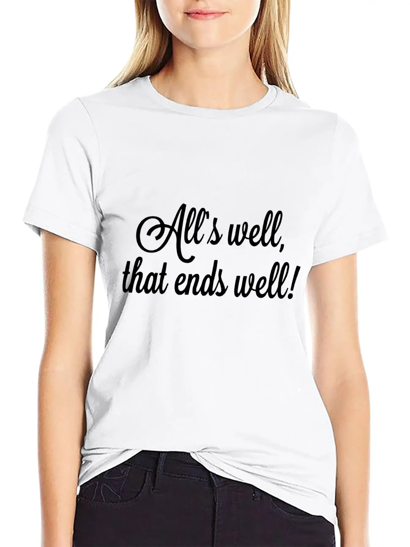 All S Well That Ends Well Style Soft Cotton Short Sleeve Tee ¨C Unisex Wardrobe Staple