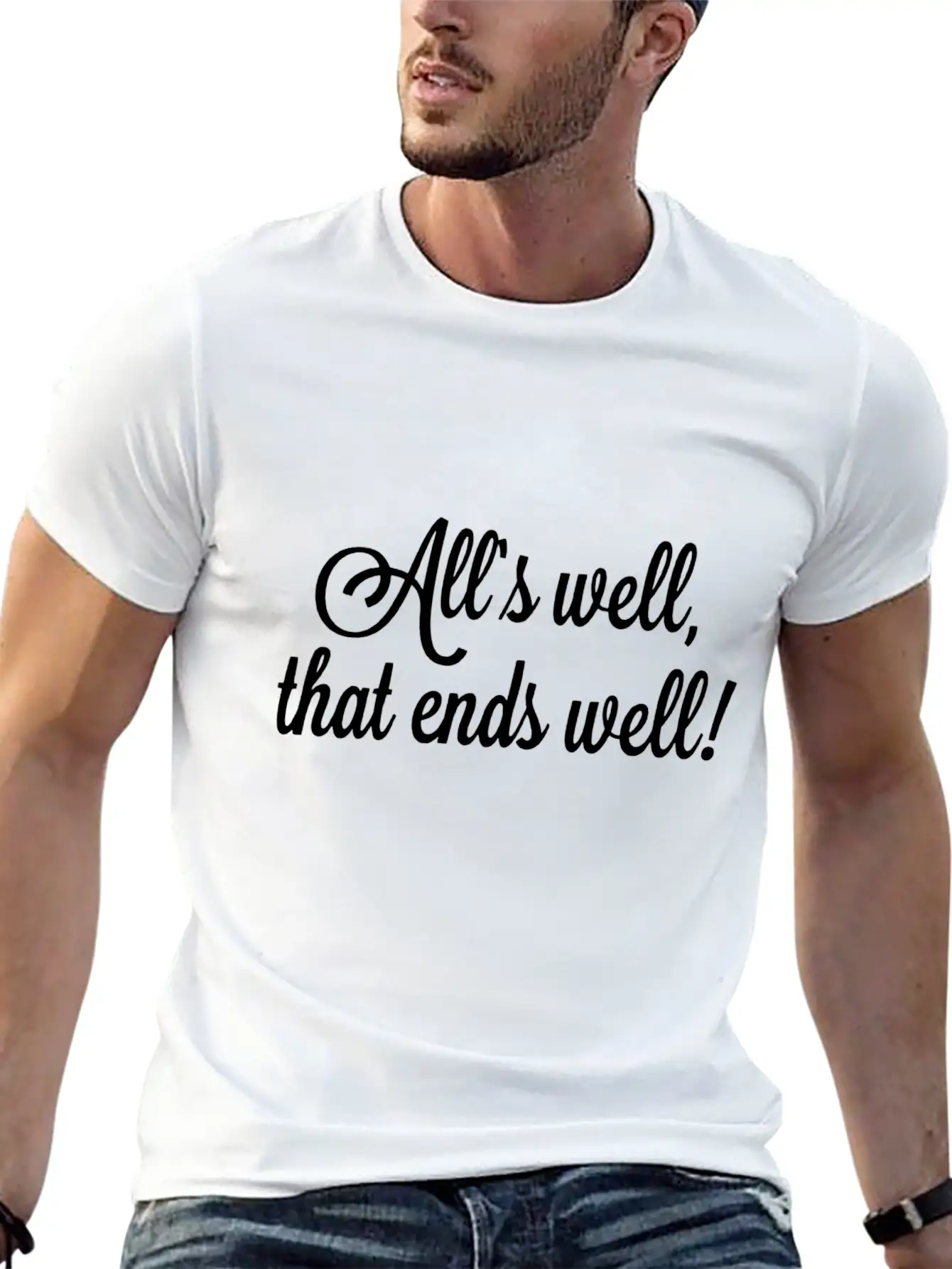 All S Well That Ends Well Style Soft Cotton Short Sleeve Tee ¨C Unisex Wardrobe Staple