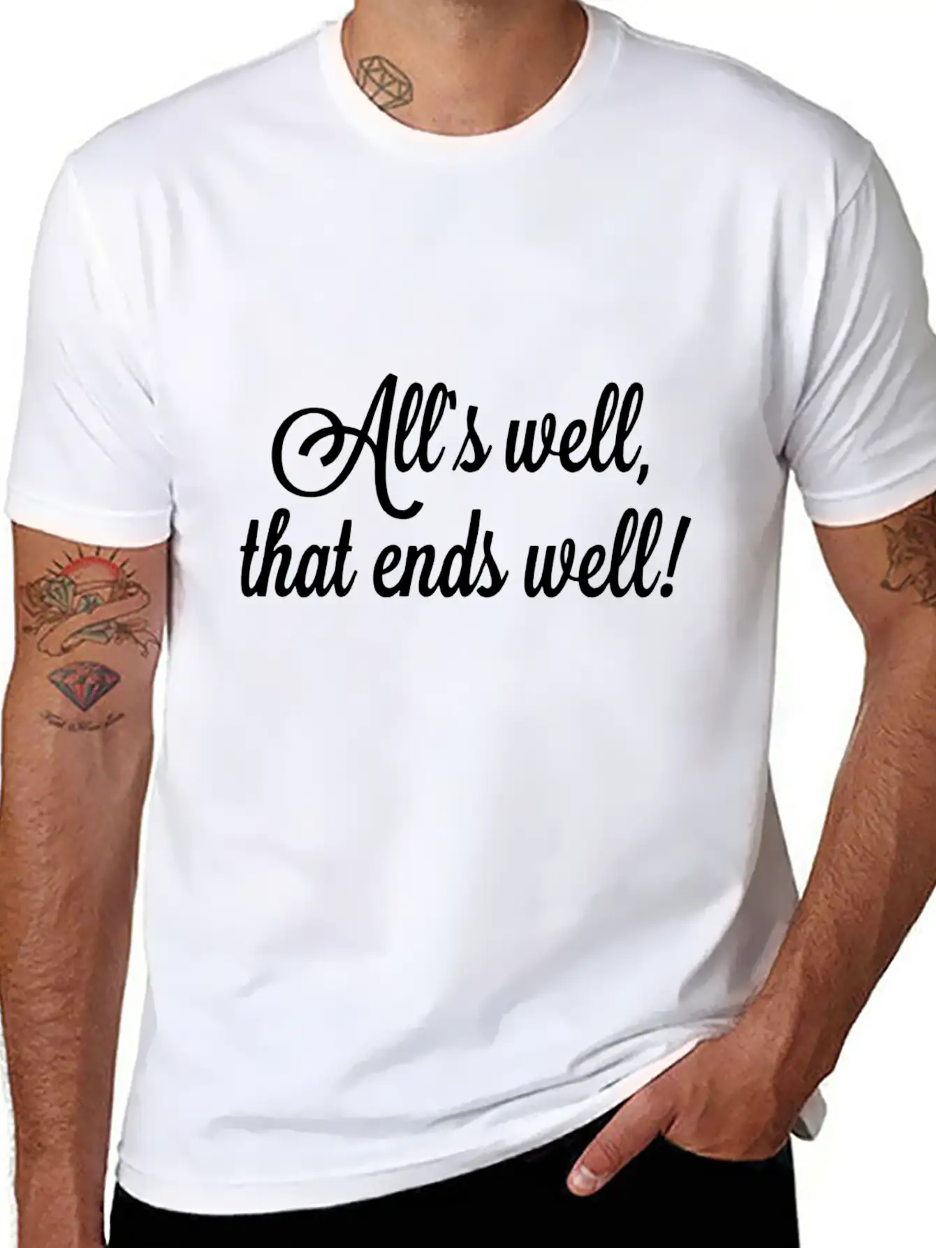 All S Well That Ends Well Style Soft Cotton Short Sleeve Tee ¨C Unisex Wardrobe Staple