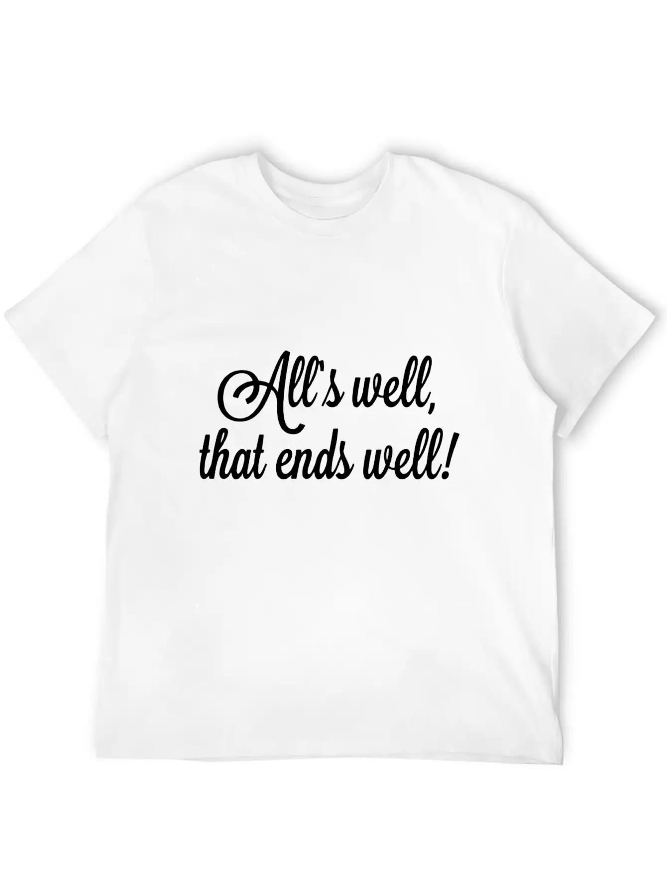 All S Well That Ends Well Style Soft Cotton Short Sleeve Tee ¨C Unisex Wardrobe Staple