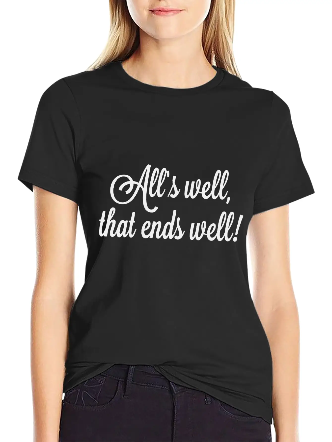 All S Well That Ends Well Style Soft Cotton Short Sleeve Tee ¨C Unisex Wardrobe Staple