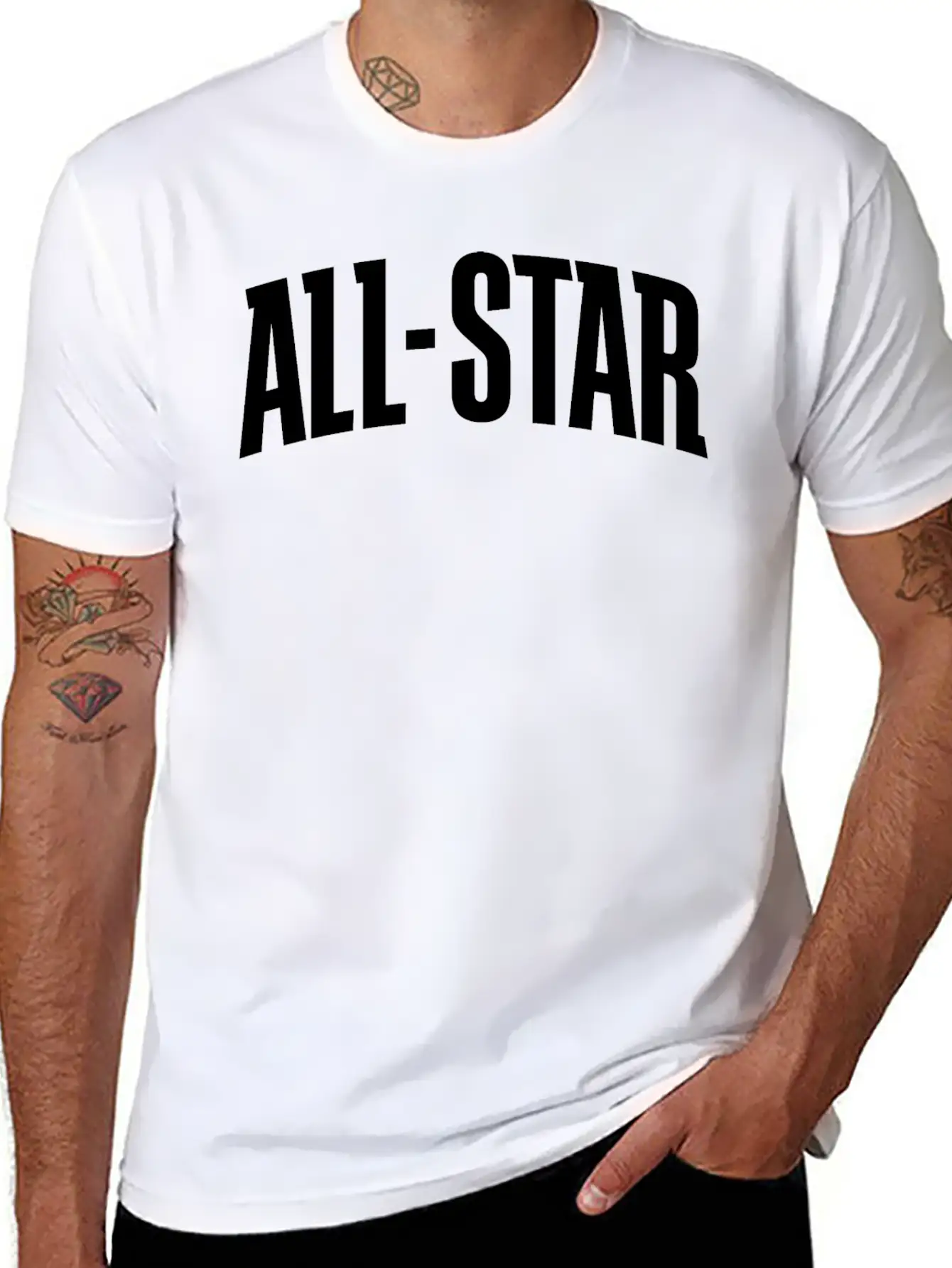 ALL-STAR Basic Graphic T-Shirt ¨C Daily Comfort In Soft Cotton