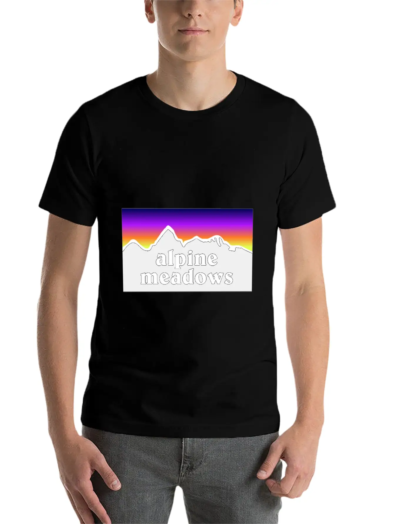 Alpine Meadows Soft Cotton Short Sleeve Tee ¨C Unisex Wardrobe Staple