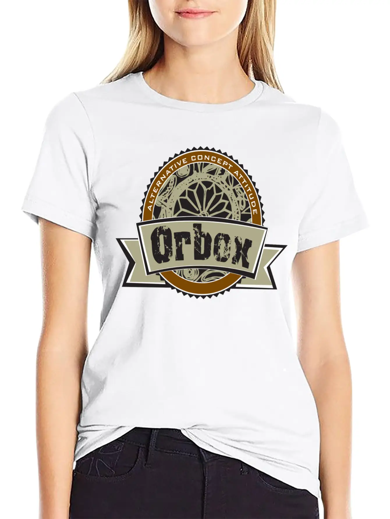 Alternative Concept Attitude Orbox Basic Graphic T-Shirt ¨C Daily Comfort In Soft Cotton