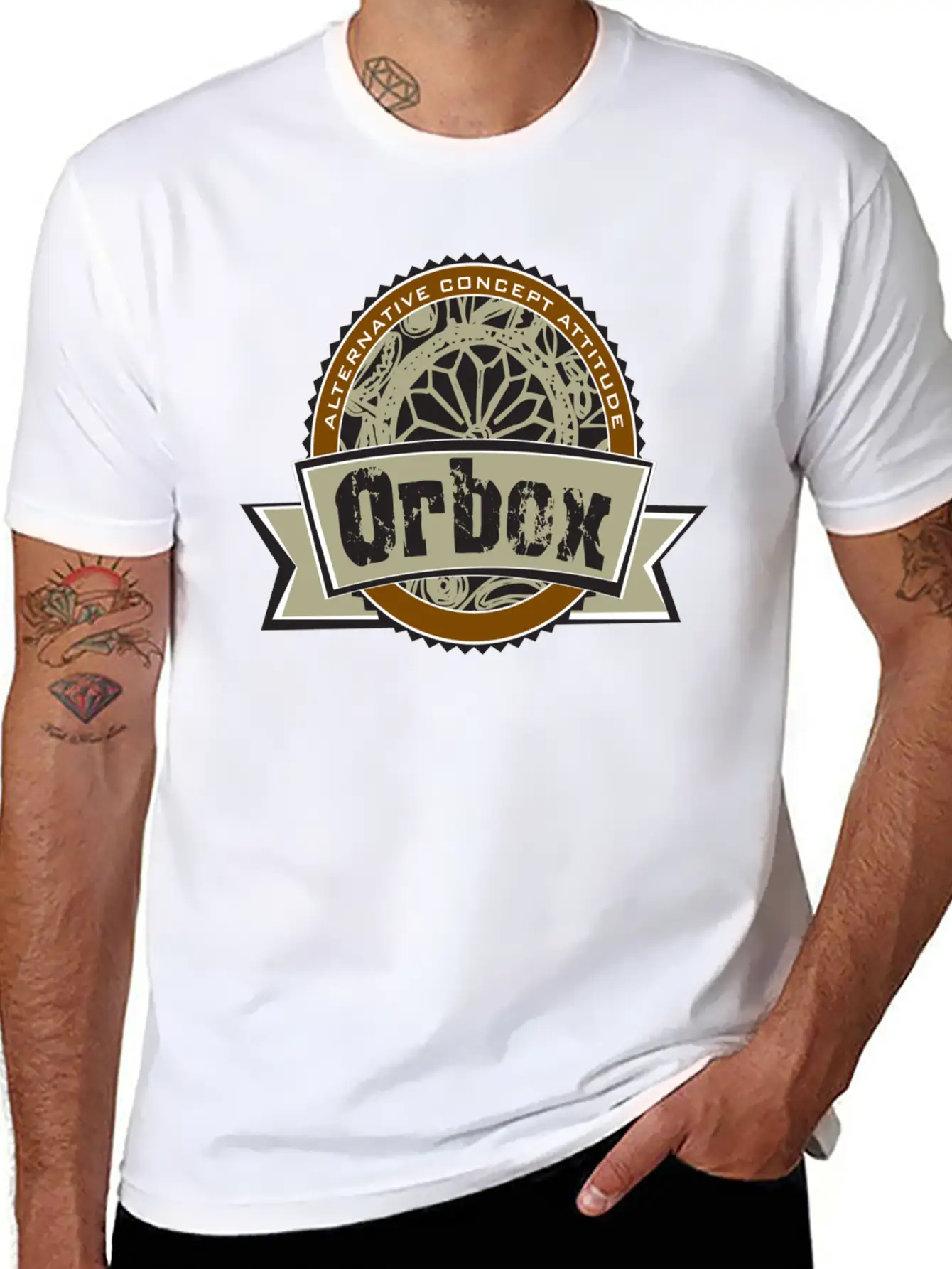 Alternative Concept Attitude Orbox Basic Graphic T-Shirt ¨C Daily Comfort In Soft Cotton