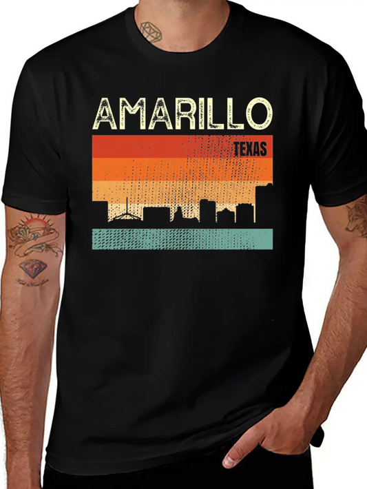Amarillo Texas Town Basic Graphic T-Shirt ¨C Daily Comfort In Soft Cotton