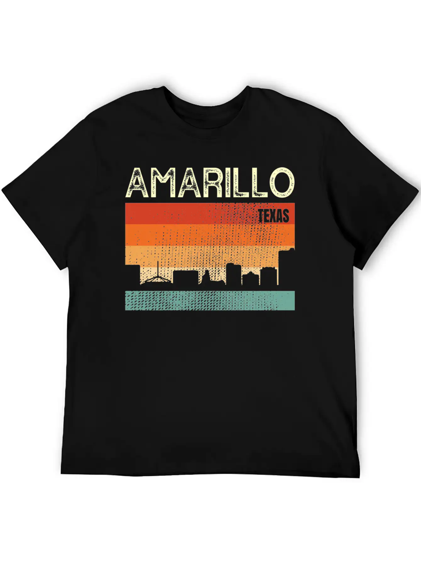 Amarillo Texas Town Basic Graphic T-Shirt ¨C Daily Comfort In Soft Cotton