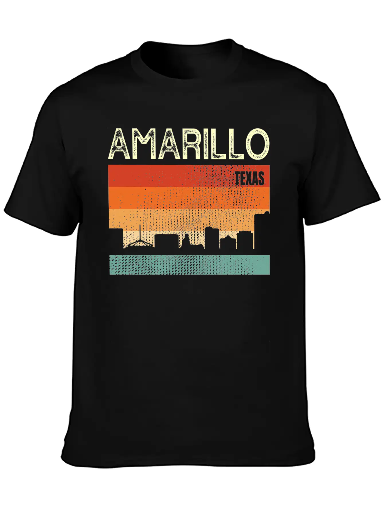 Amarillo Texas Town Basic Graphic T-Shirt ¨C Daily Comfort In Soft Cotton