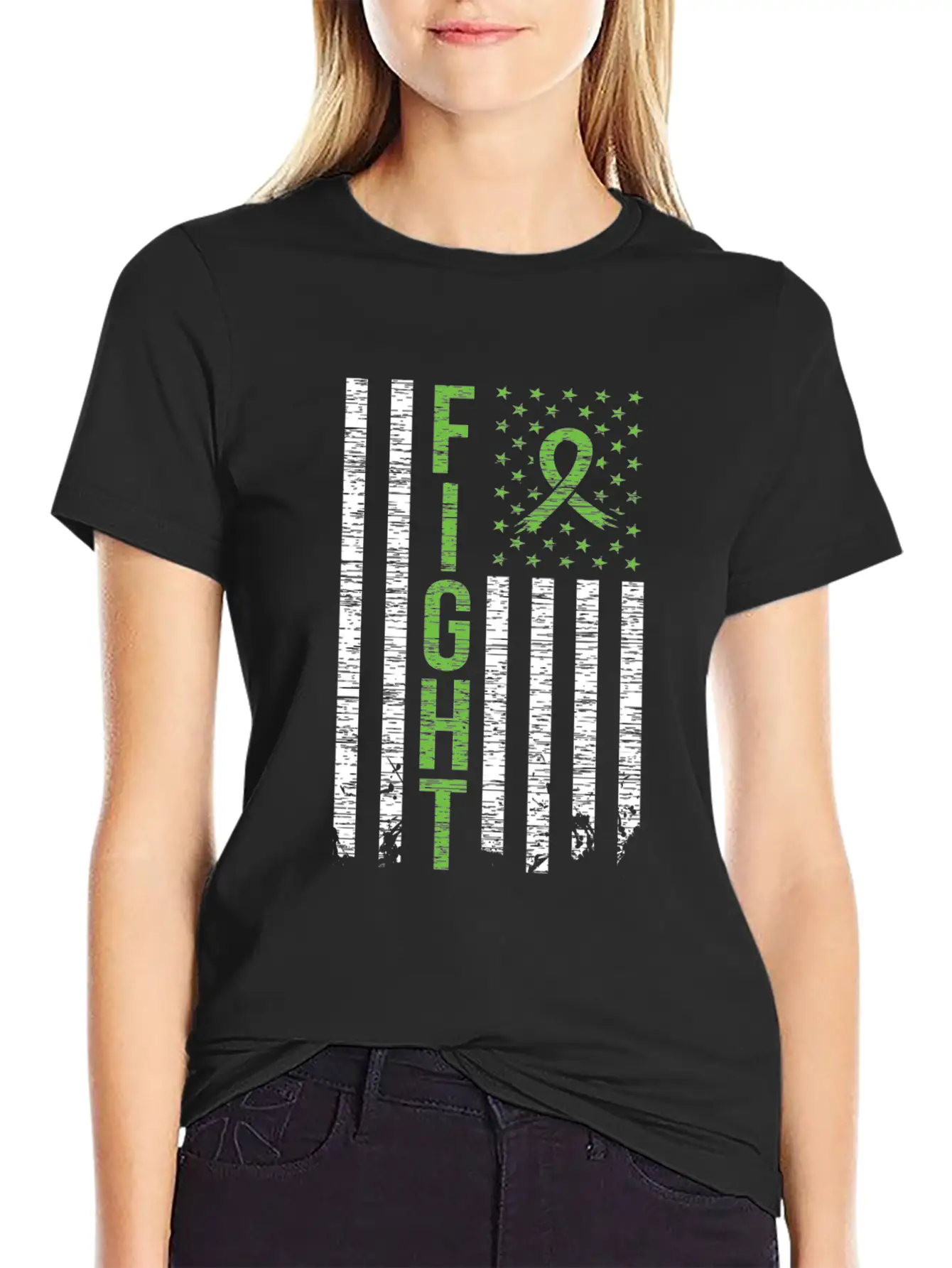 America Fights The Stigma Mental Health Matters Basic Graphic T-Shirt ¨C Daily Comfort In Soft Cotton