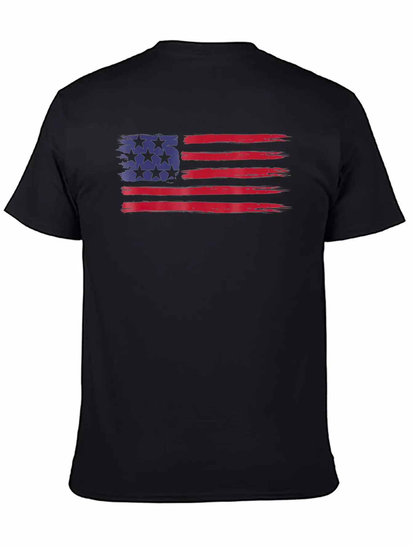 American Flag Cool Vintage 4th Of July USA Flags Basic Graphic T-Shirt ¨C Daily Comfort In Soft Cotton
