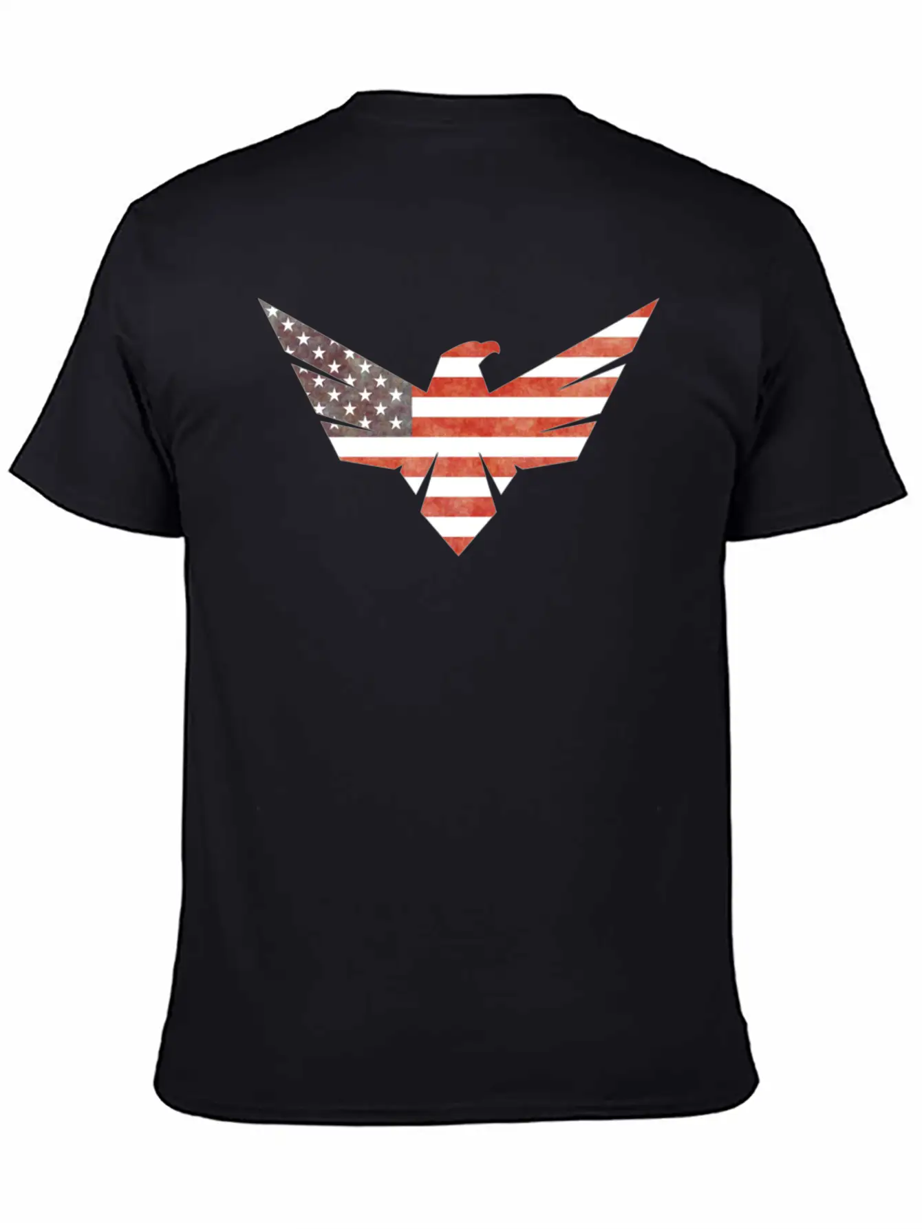 American Flag Eagle Basic Graphic T-Shirt ¨C Daily Comfort In Soft Cotton