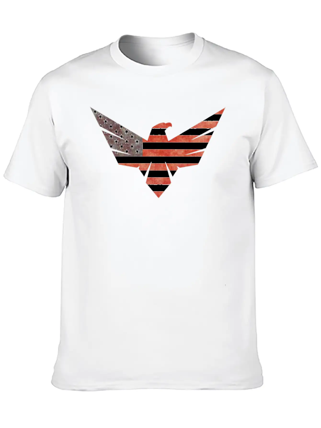 American Flag Eagle Basic Graphic T-Shirt ¨C Daily Comfort In Soft Cotton
