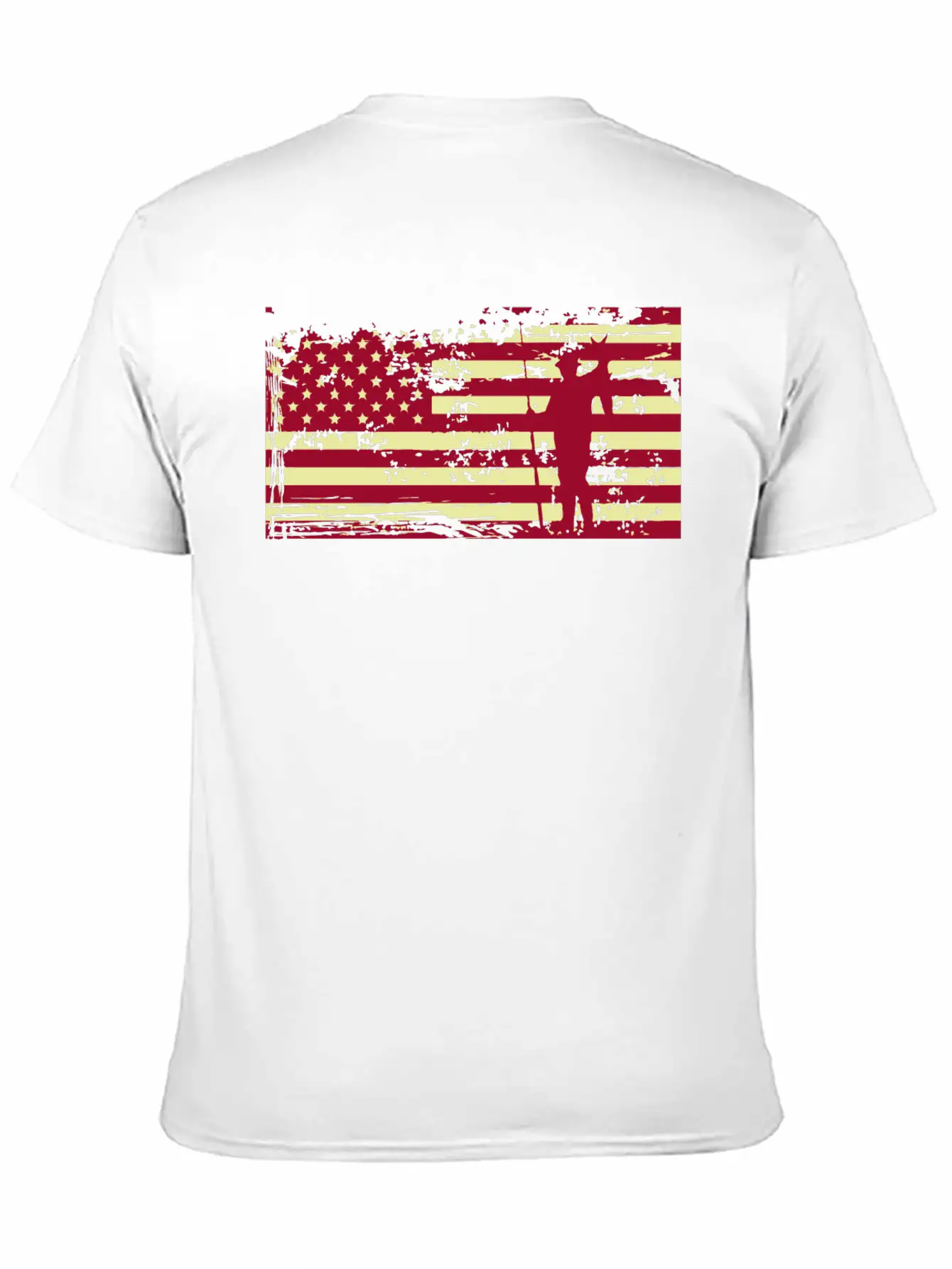 American Flag Fishing Basic Graphic T-Shirt ¨C Daily Comfort In Soft Cotton