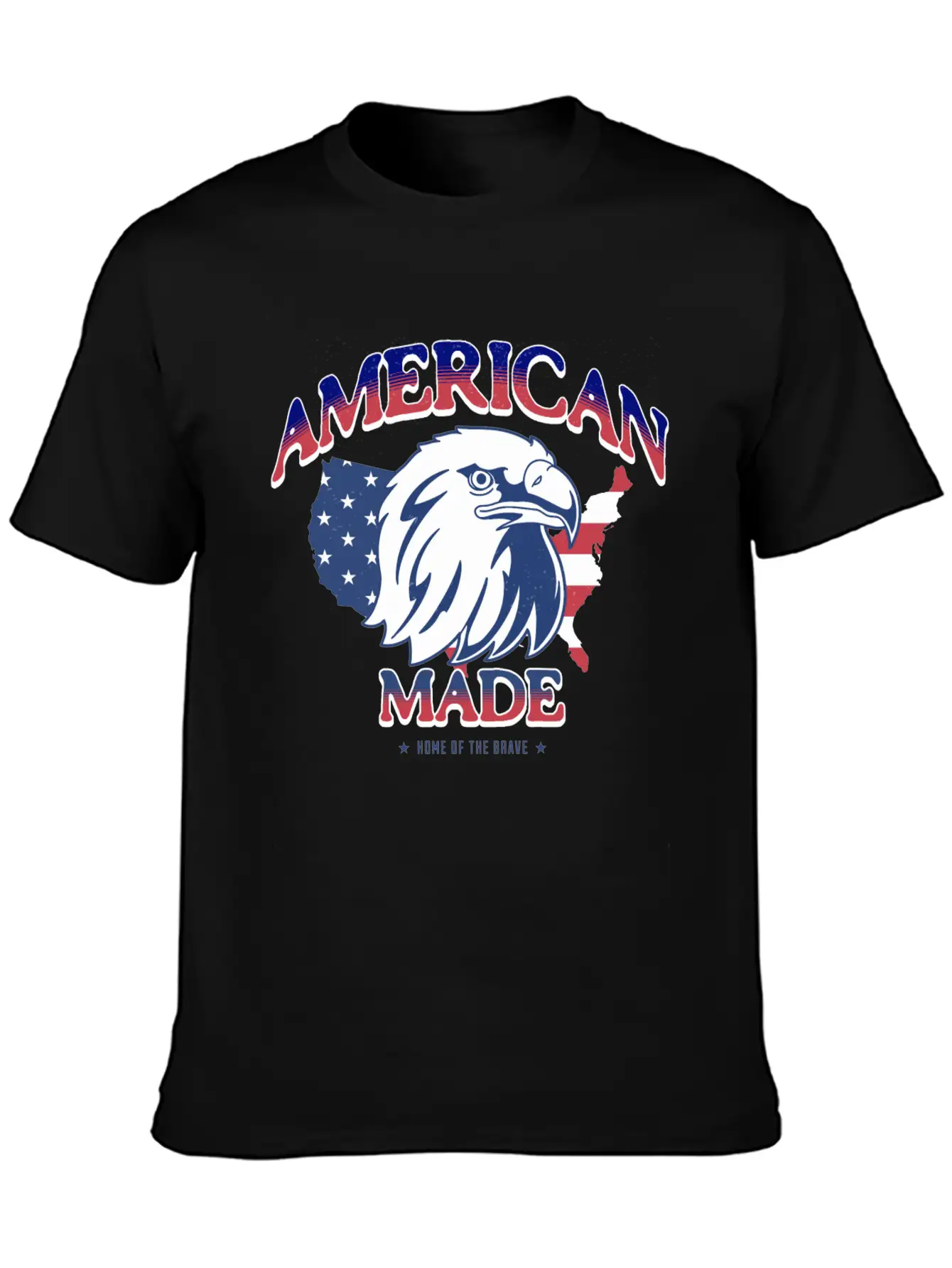 American Made HOME OF THE BRAVE Soft Cotton Short Sleeve Tee ¨C Unisex Wardrobe Staple