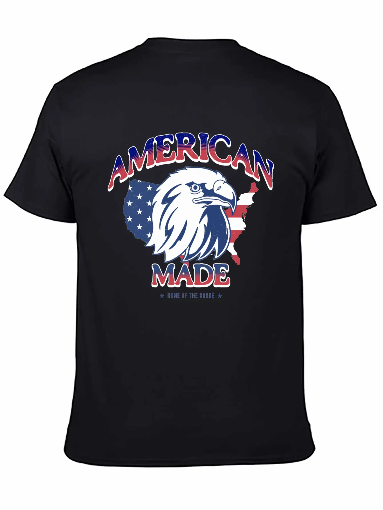 American Made HOME OF THE BRAVE Soft Cotton Short Sleeve Tee ¨C Unisex Wardrobe Staple