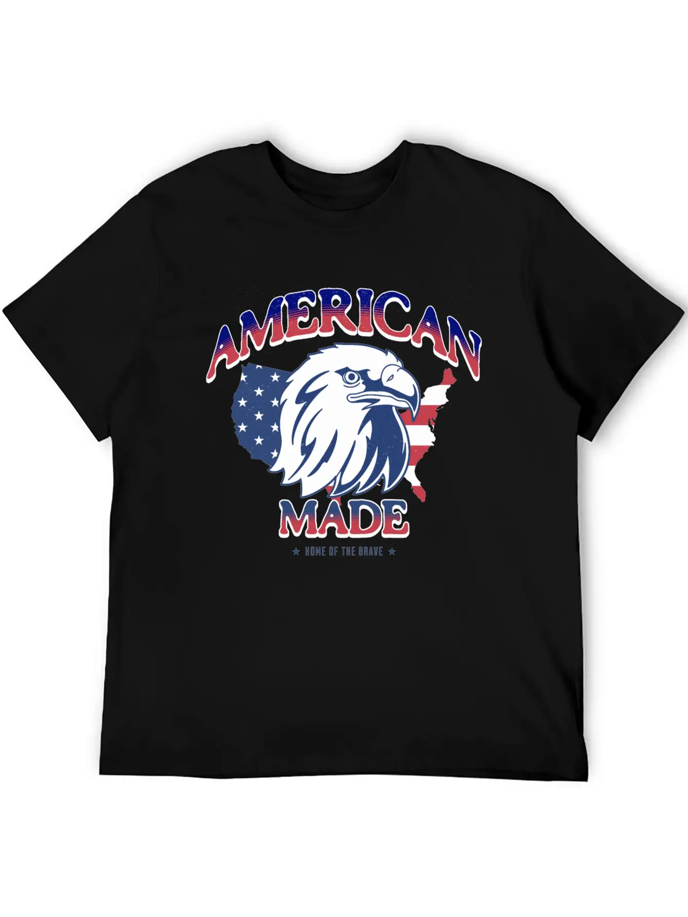 American Made HOME OF THE BRAVE Soft Cotton Short Sleeve Tee ¨C Unisex Wardrobe Staple