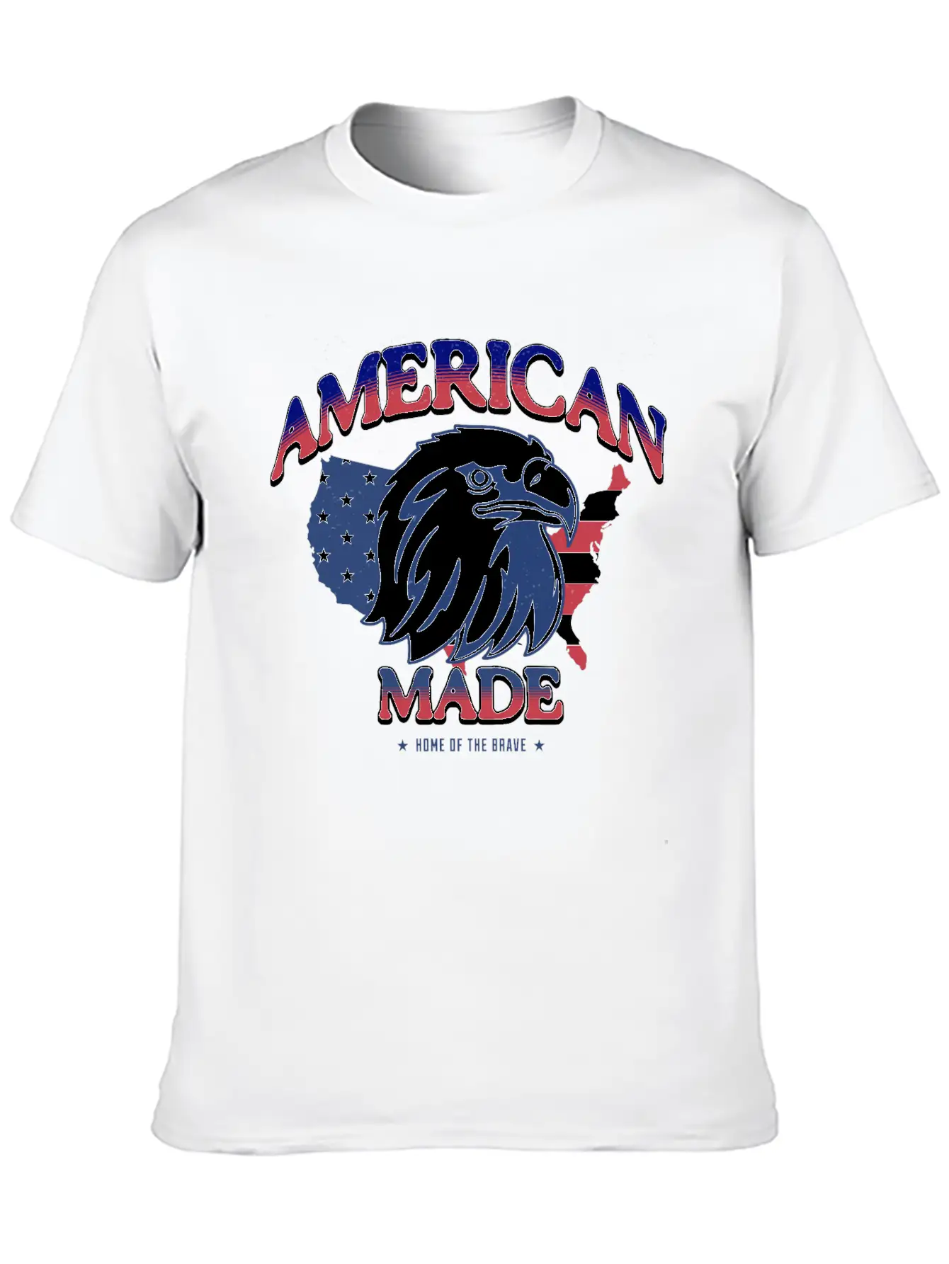 American Made HOME OF THE BRAVE Soft Cotton Short Sleeve Tee ¨C Unisex Wardrobe Staple