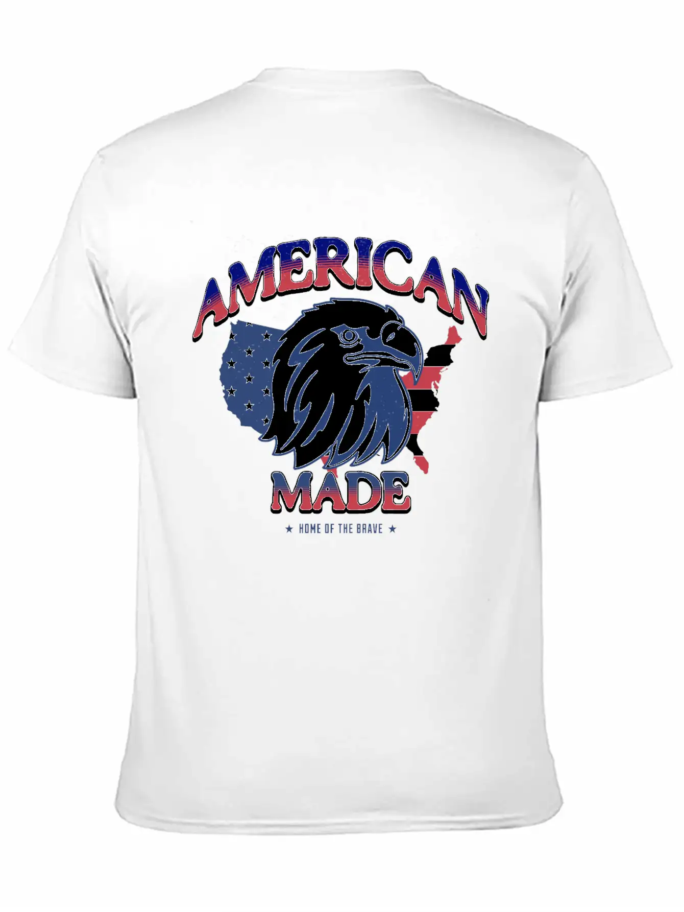 American Made HOME OF THE BRAVE Soft Cotton Short Sleeve Tee ¨C Unisex Wardrobe Staple