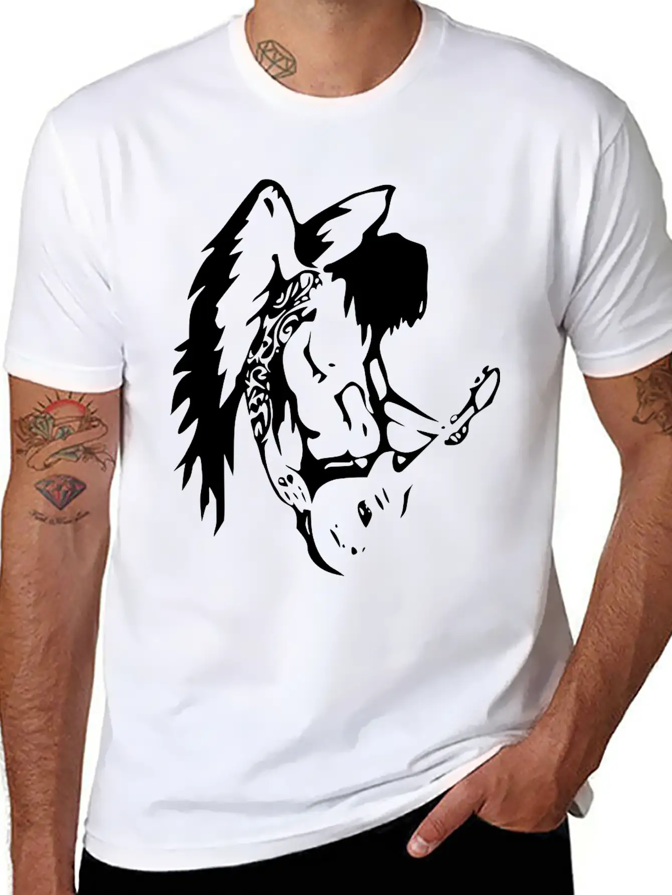 Angel Basic Graphic T-Shirt ¨C Daily Comfort In Soft Cotton