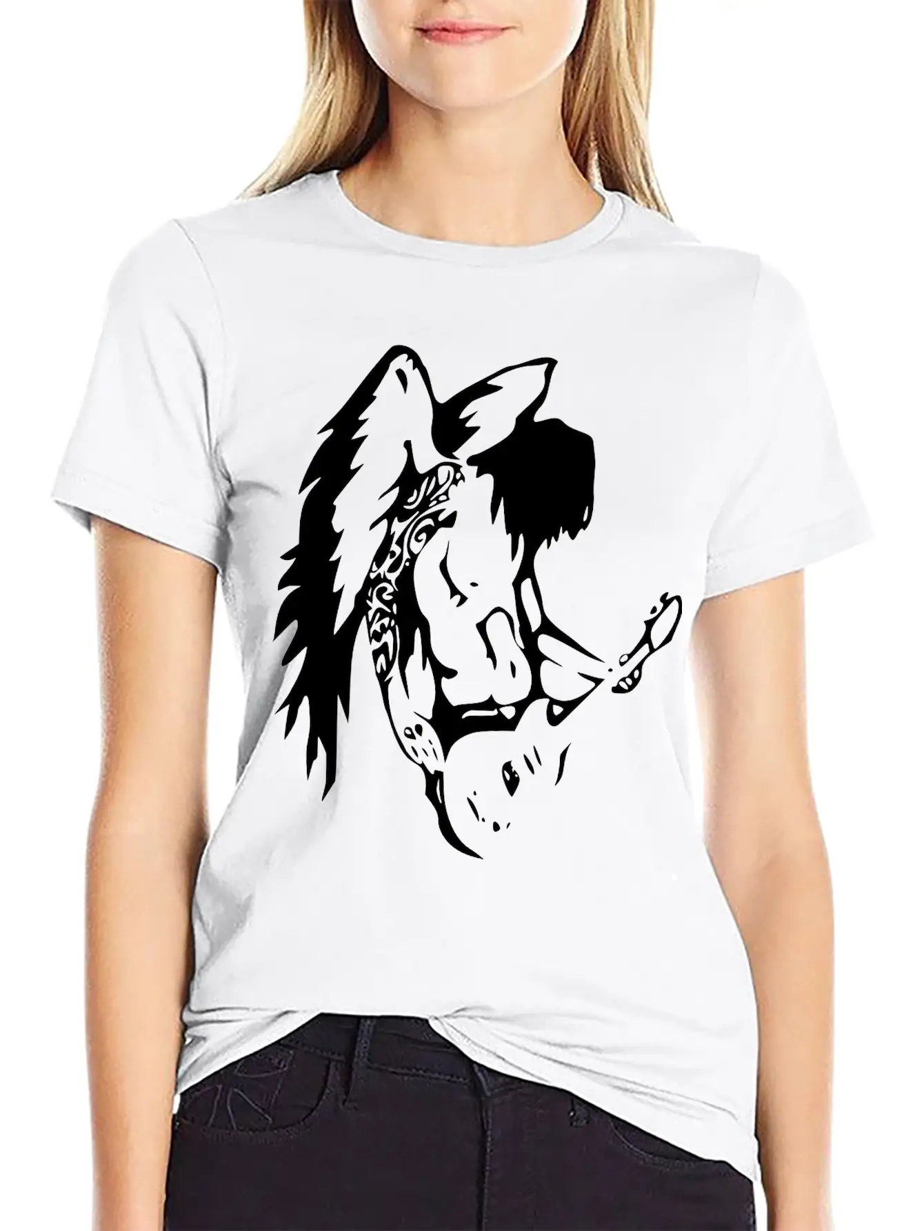 Angel Basic Graphic T-Shirt ¨C Daily Comfort In Soft Cotton