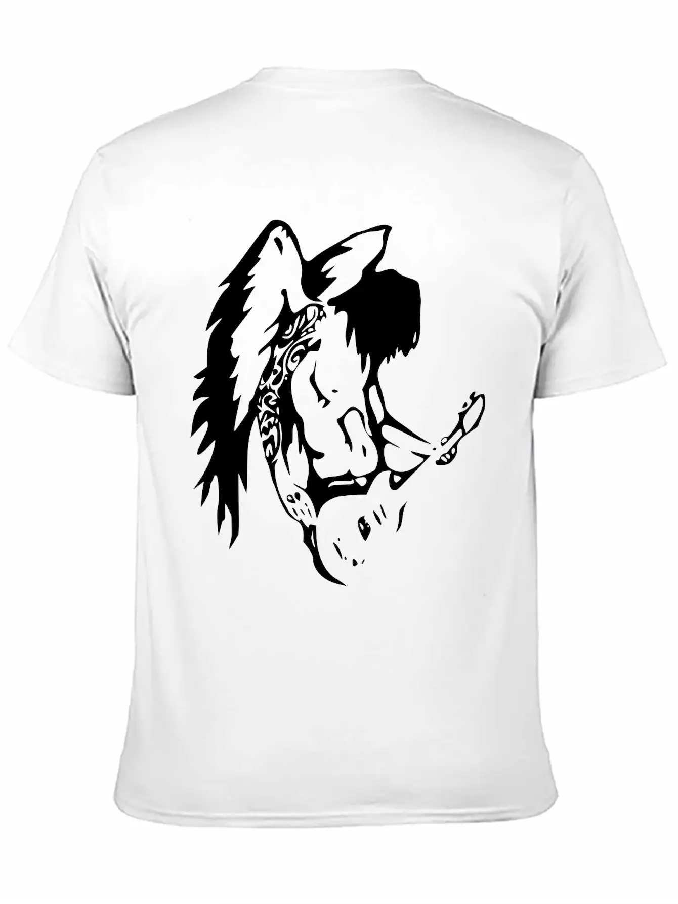 Angel Basic Graphic T-Shirt ¨C Daily Comfort In Soft Cotton