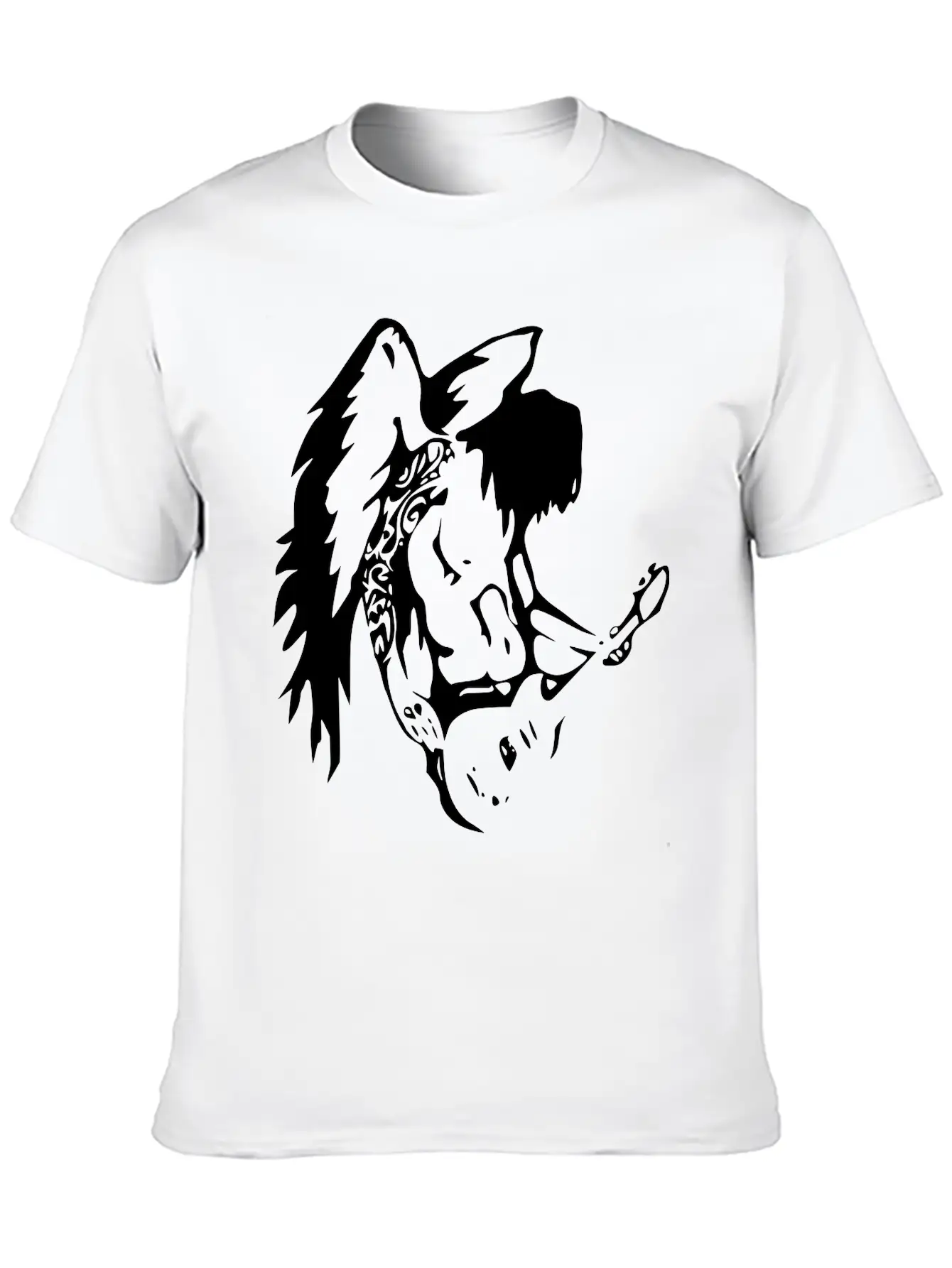 Angel Basic Graphic T-Shirt ¨C Daily Comfort In Soft Cotton