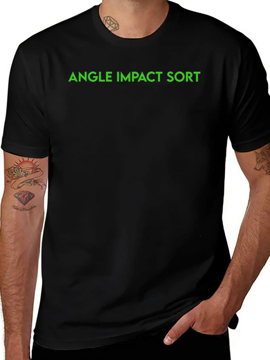 ANGLE IMPACT SORT Basic Graphic T-Shirt ¨C Daily Comfort In Soft Cotton