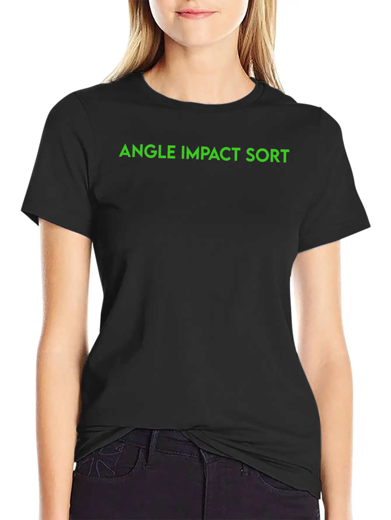 ANGLE IMPACT SORT Basic Graphic T-Shirt ¨C Daily Comfort In Soft Cotton