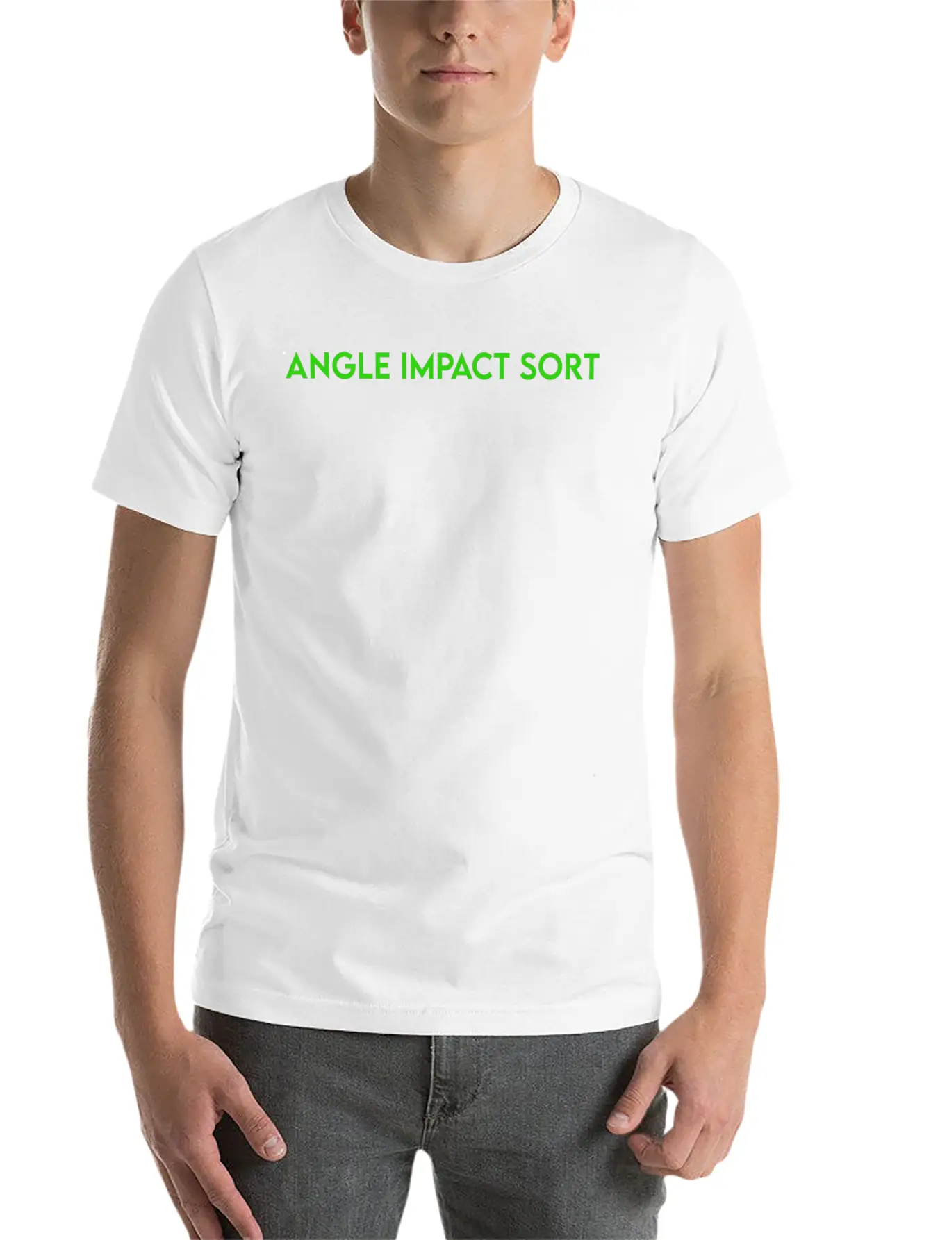 ANGLE IMPACT SORT Basic Graphic T-Shirt ¨C Daily Comfort In Soft Cotton