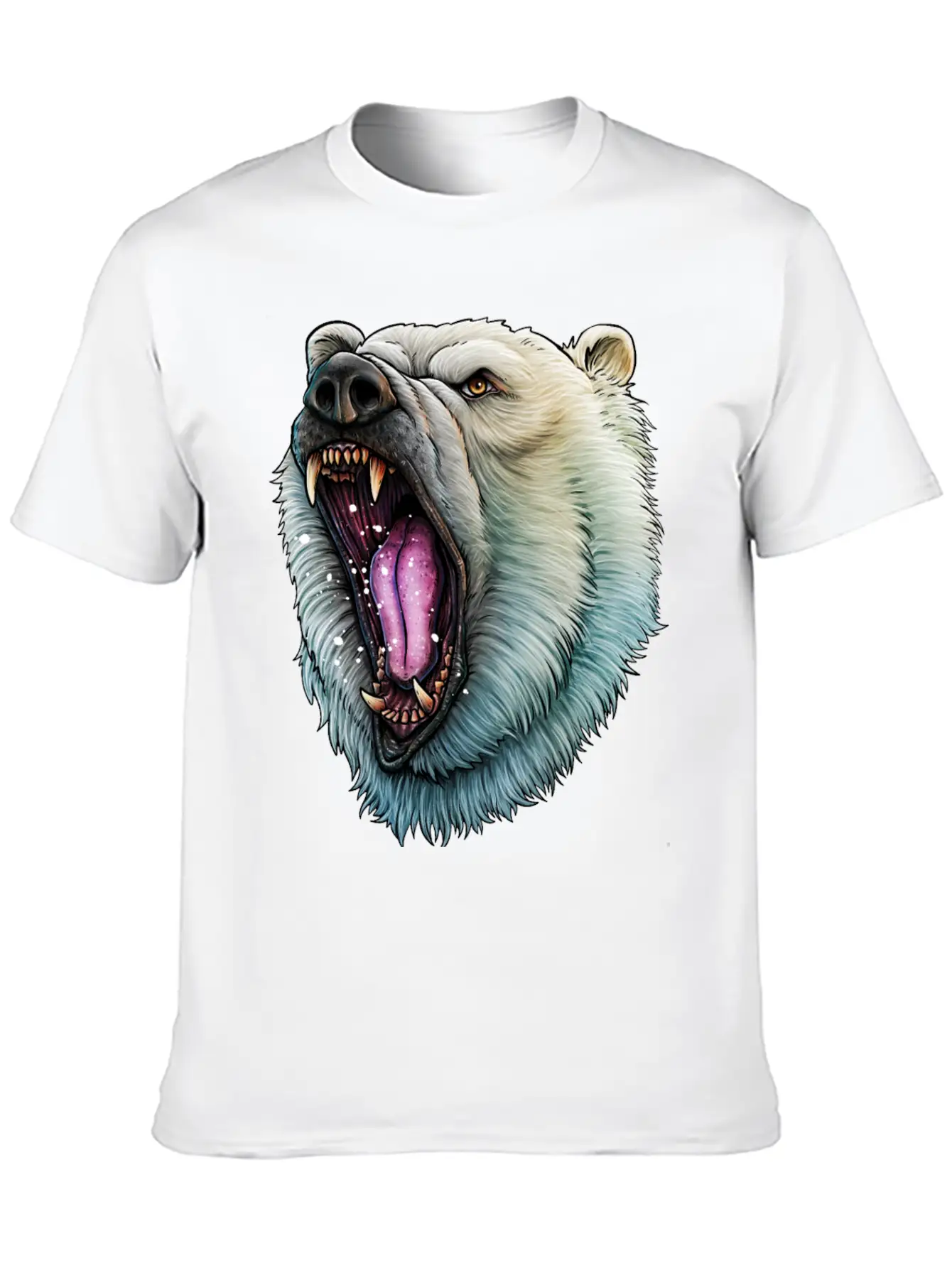 Angry Polar Bear Soft Cotton Short Sleeve Tee ¨C Unisex Wardrobe Staple