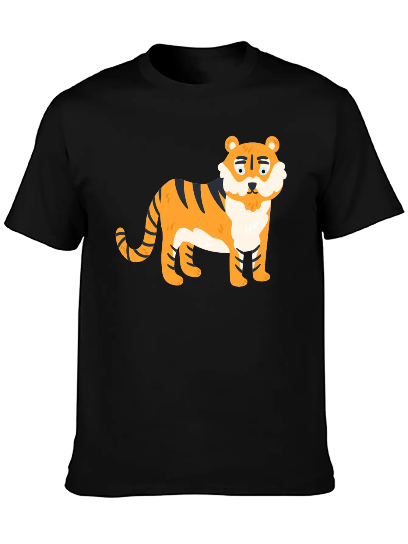 Animal Lion Style Design Soft Cotton Short Sleeve Tee ¨C Unisex Wardrobe Staple