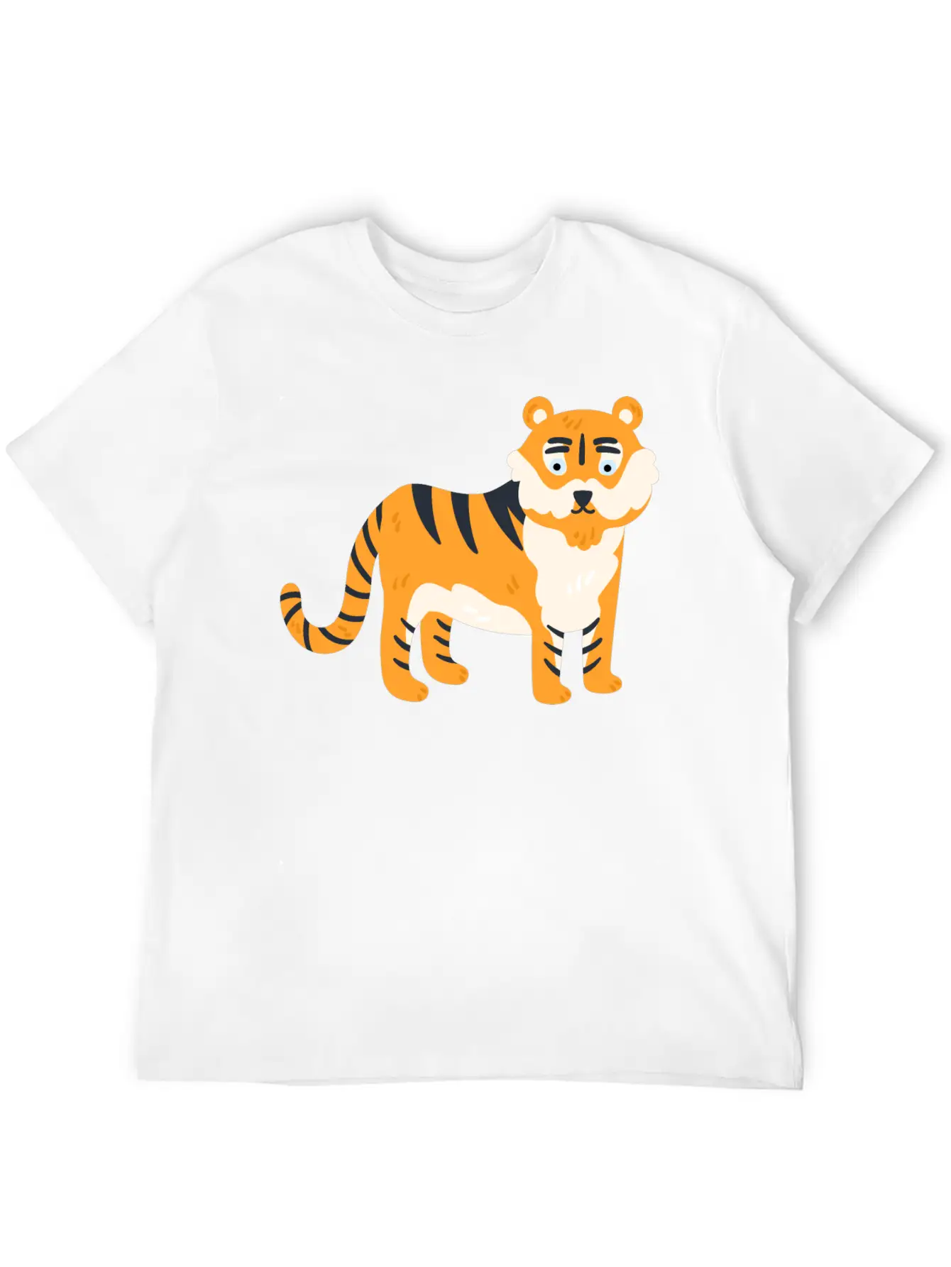 Animal Lion Style Design Soft Cotton Short Sleeve Tee ¨C Unisex Wardrobe Staple