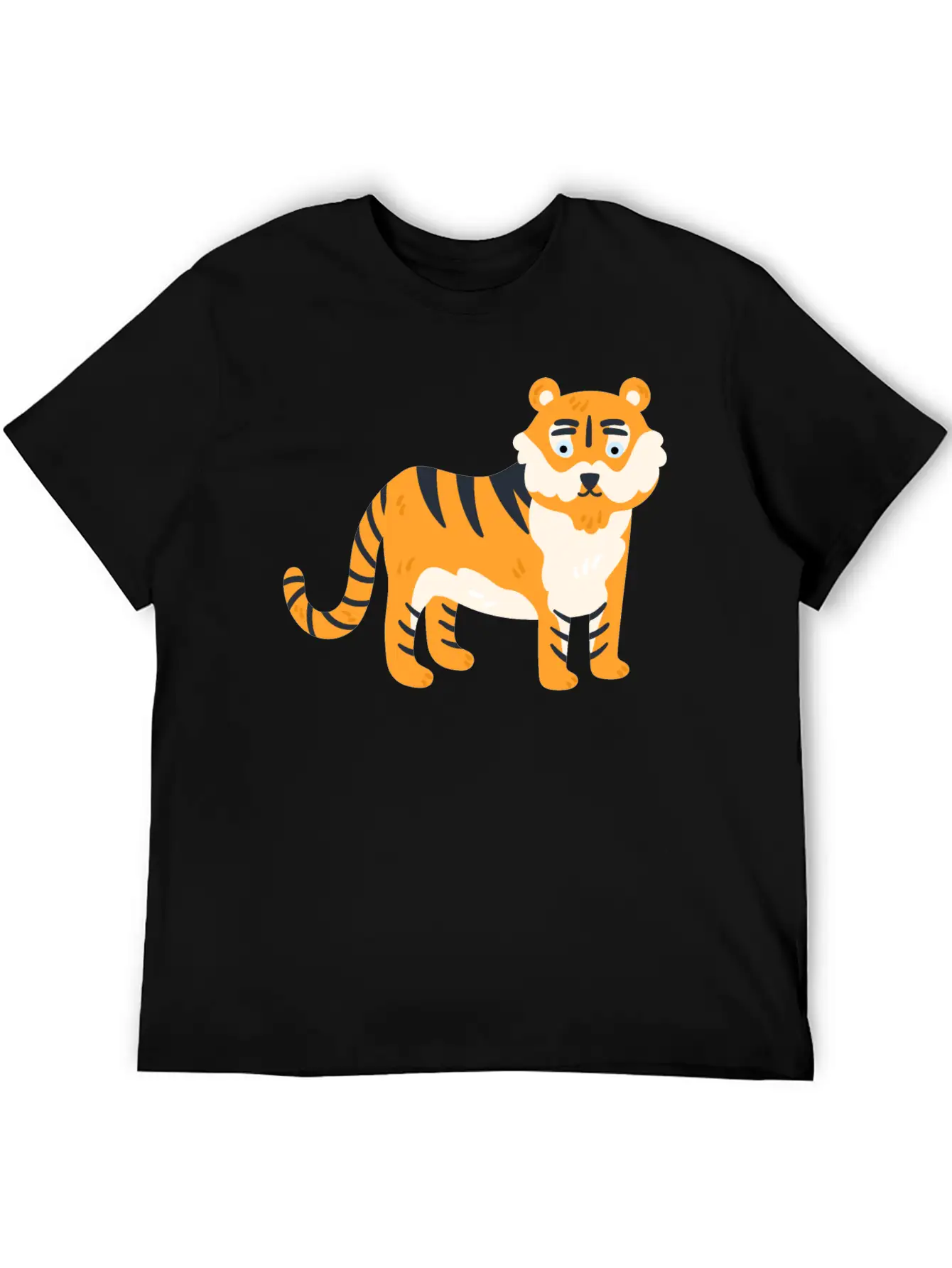 Animal Lion Style Design Soft Cotton Short Sleeve Tee ¨C Unisex Wardrobe Staple