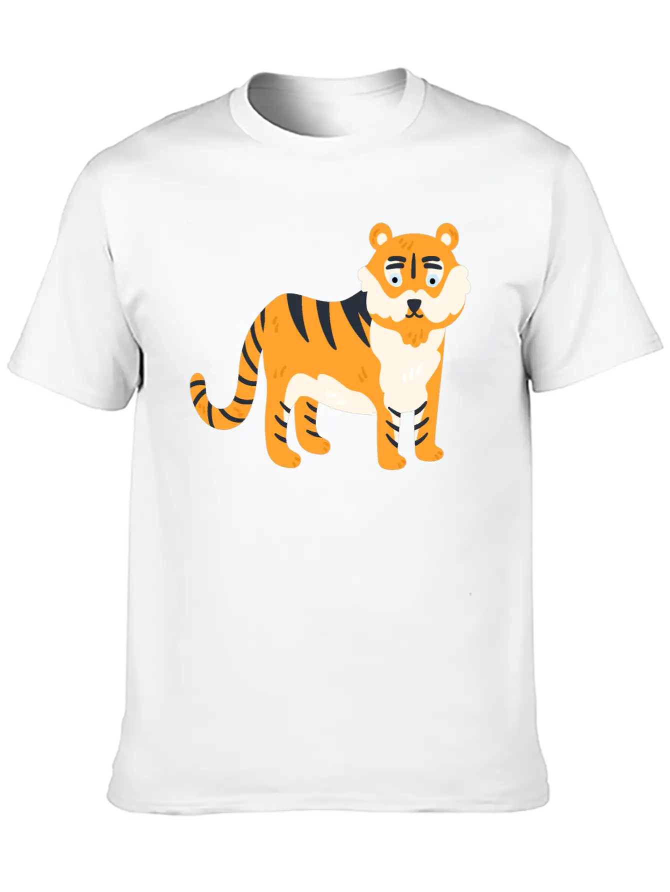 Animal Lion Style Design Soft Cotton Short Sleeve Tee ¨C Unisex Wardrobe Staple