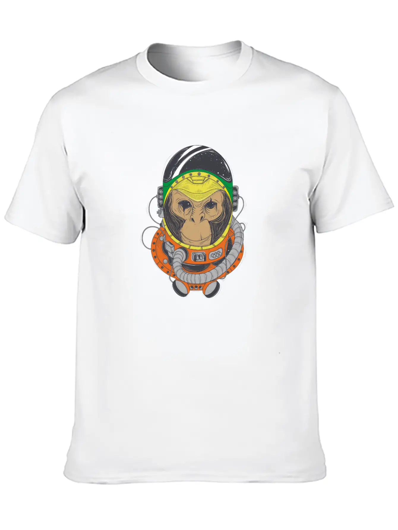 Ape In Space Essential Cotton Tee For Daily Outfits ¨C Unisex Style