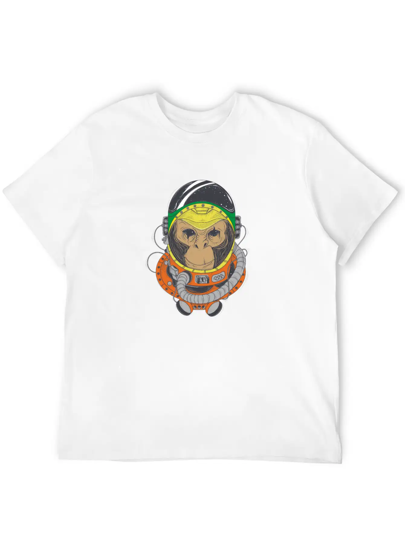 Ape In Space Essential Cotton Tee For Daily Outfits ¨C Unisex Style