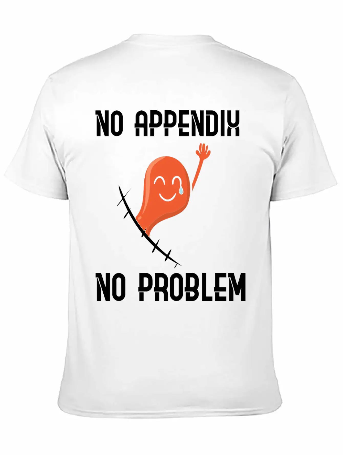 Appendix Removal Surgery Sympathy Soft Cotton Short Sleeve Tee ¨C Unisex Wardrobe Staple