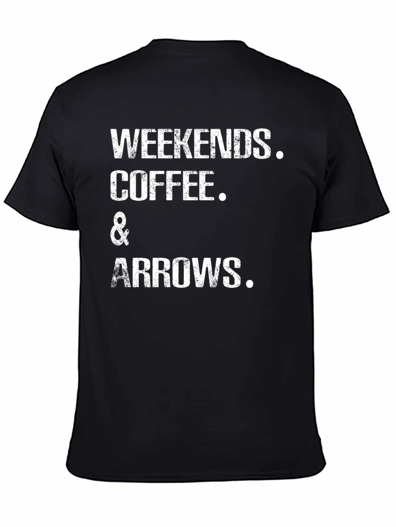 Archery Arrows Lovers Weekends And Coffee Basic Graphic T-Shirt ¨C Daily Comfort In Soft Cotton