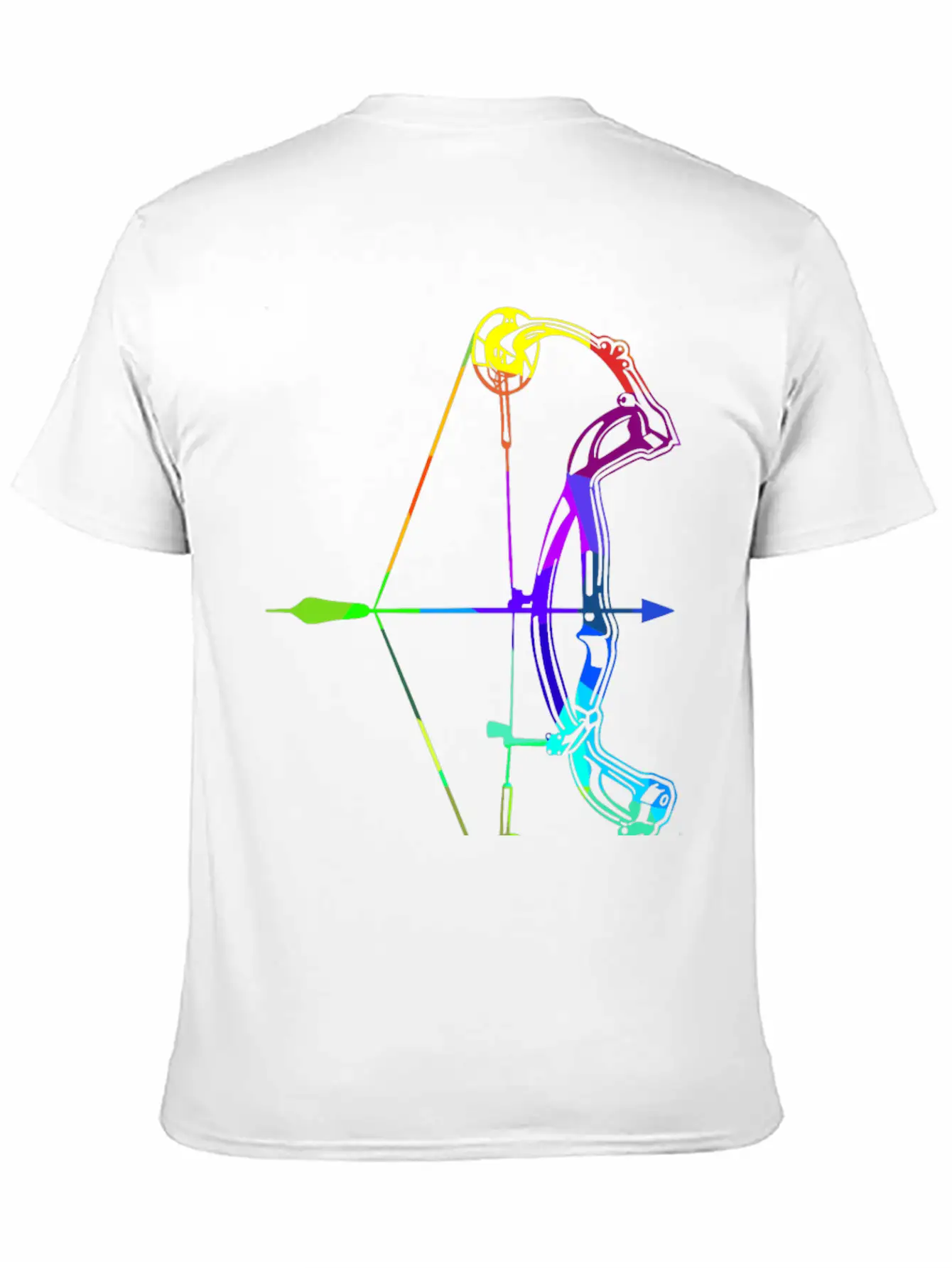 Archery Rainbow Colors Polygon Sport Soft Cotton Short Sleeve Tee ¨C Unisex Wardrobe Staple