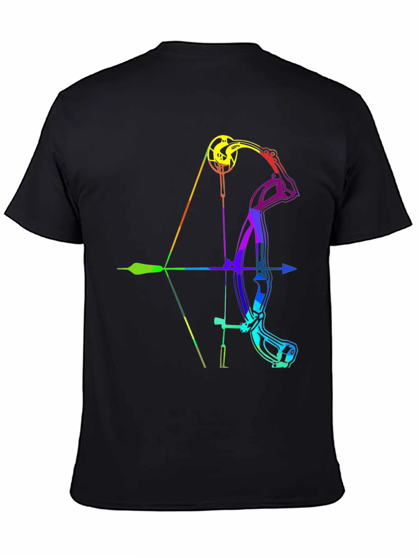 Archery Rainbow Colors Polygon Sport Soft Cotton Short Sleeve Tee ¨C Unisex Wardrobe Staple