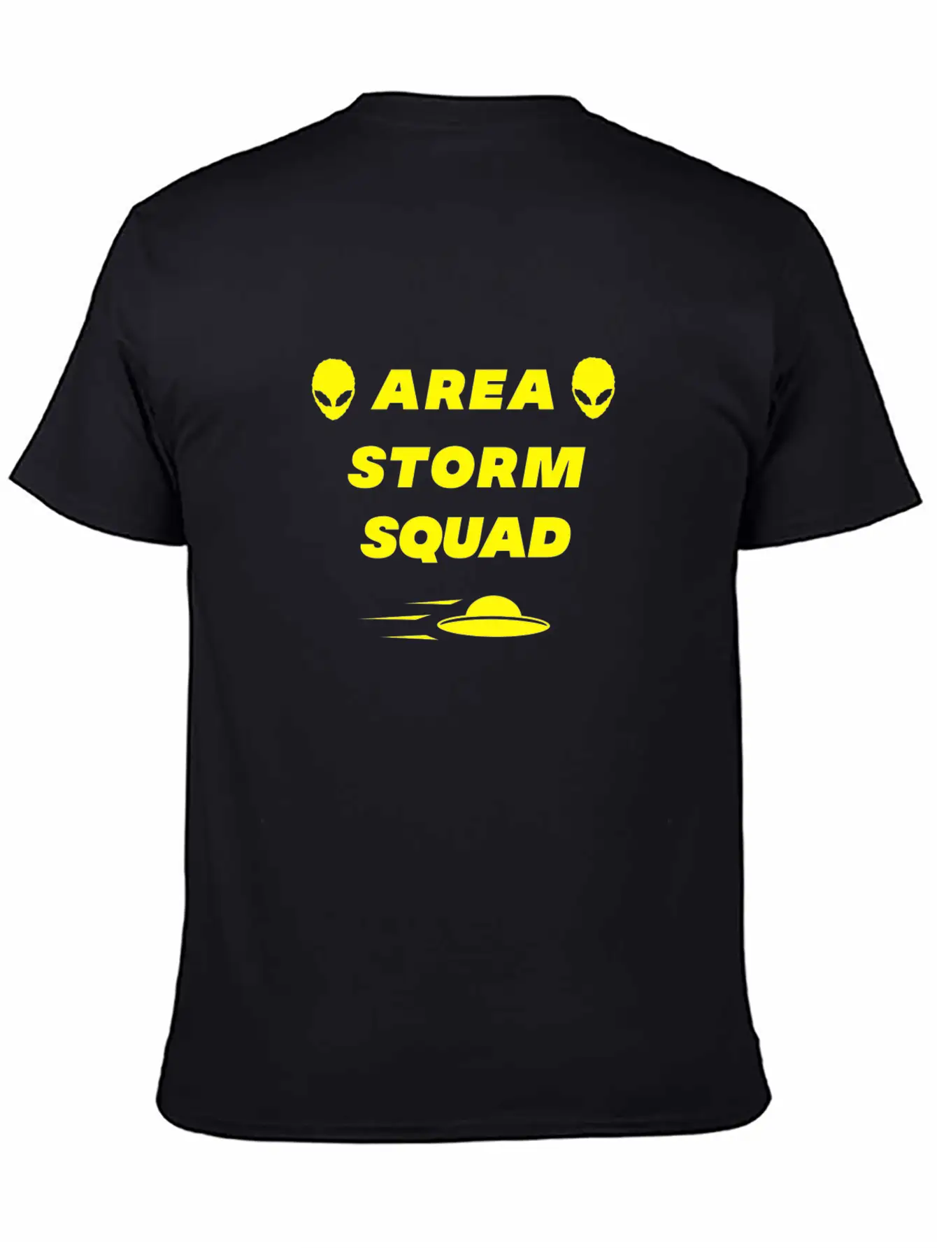 Area Storm Squad Alien UFO Saucer Scifi Basic Graphic T-Shirt ¨C Daily Comfort In Soft Cotton