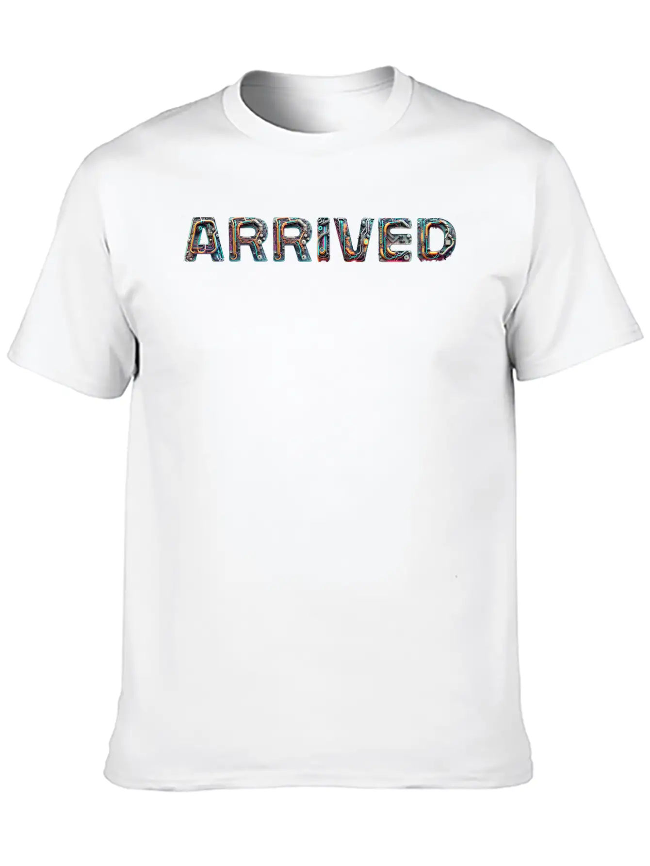 ARRIVED Cyber TextArt Essential Cotton Tee For Daily Outfits ¨C Unisex Style