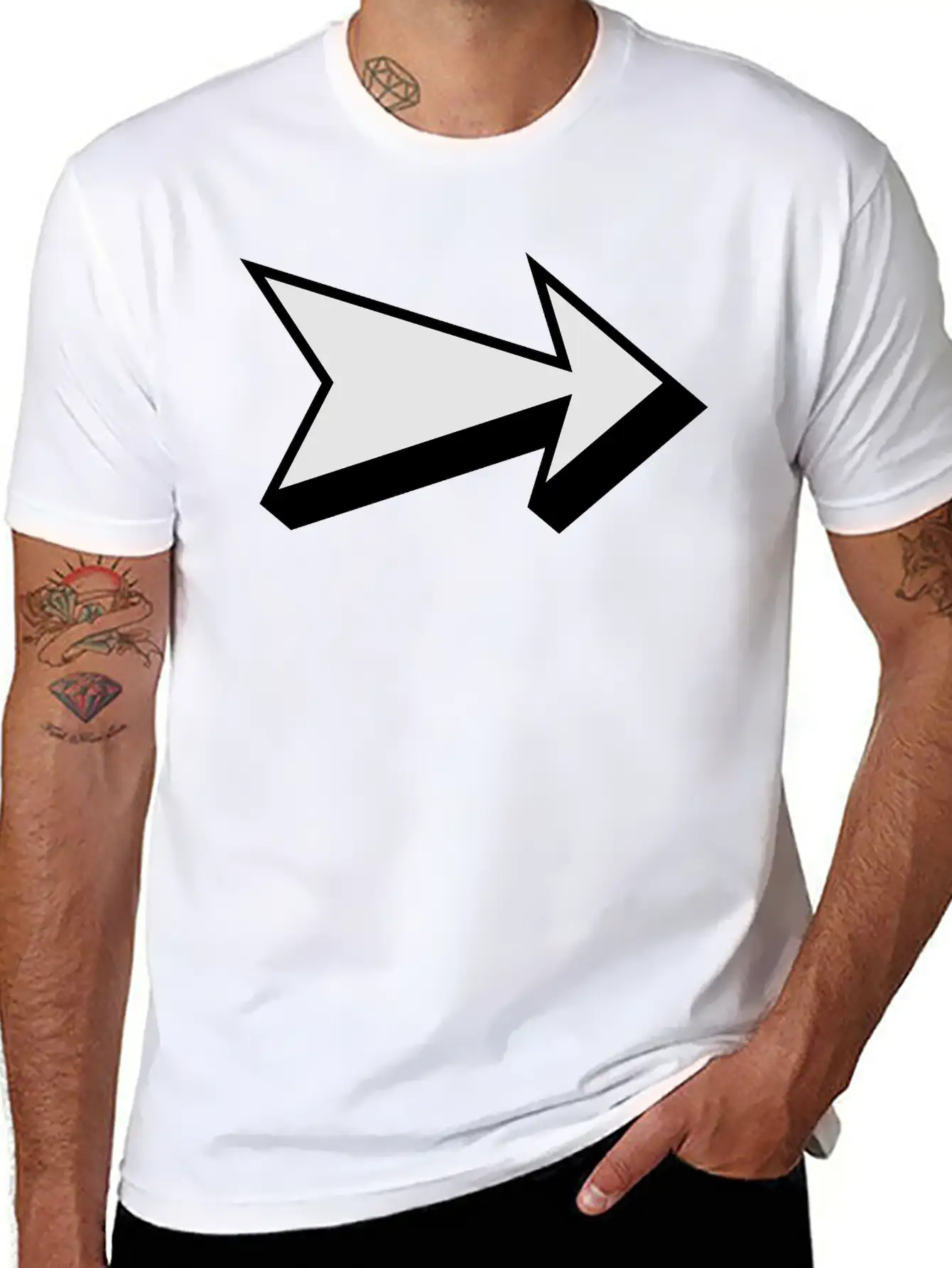 Arrow Soft Cotton Short Sleeve Tee ¨C Unisex Wardrobe Staple