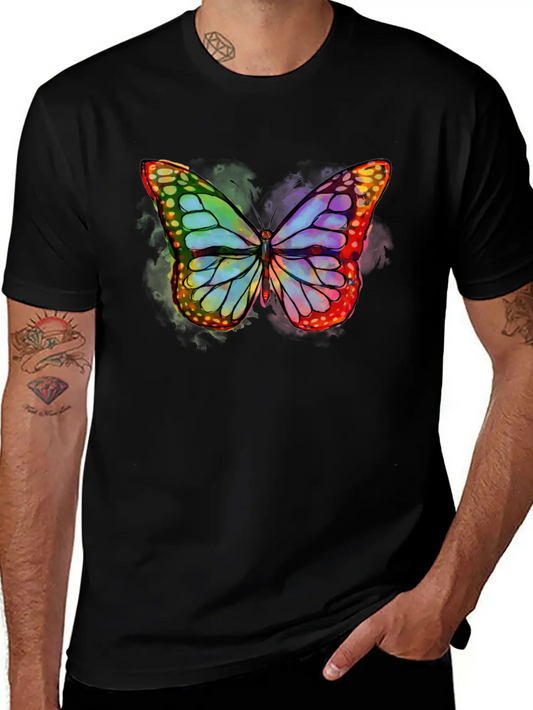 Art Academia Aesthetic Butterfly Watercolor Soft Cotton Short Sleeve Tee ¨C Unisex Wardrobe Staple